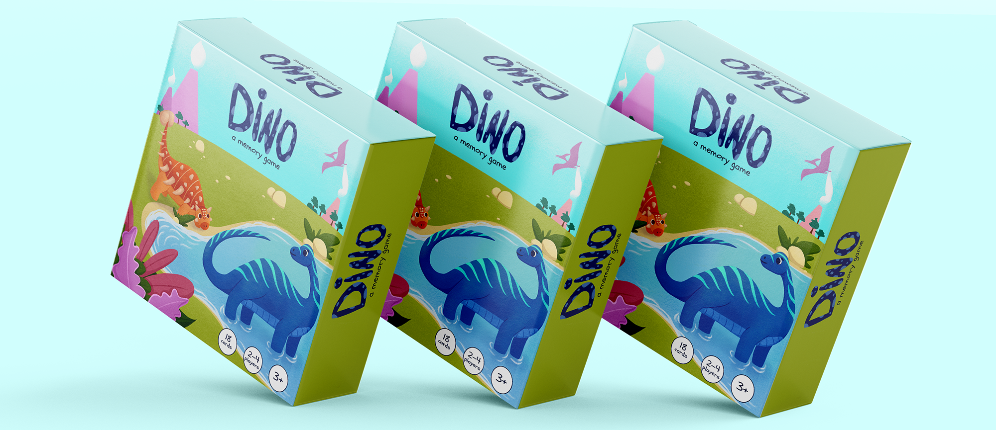 Настольная игра Dino memory — Изображение №6 — Иллюстрация, Графика на Dprofile