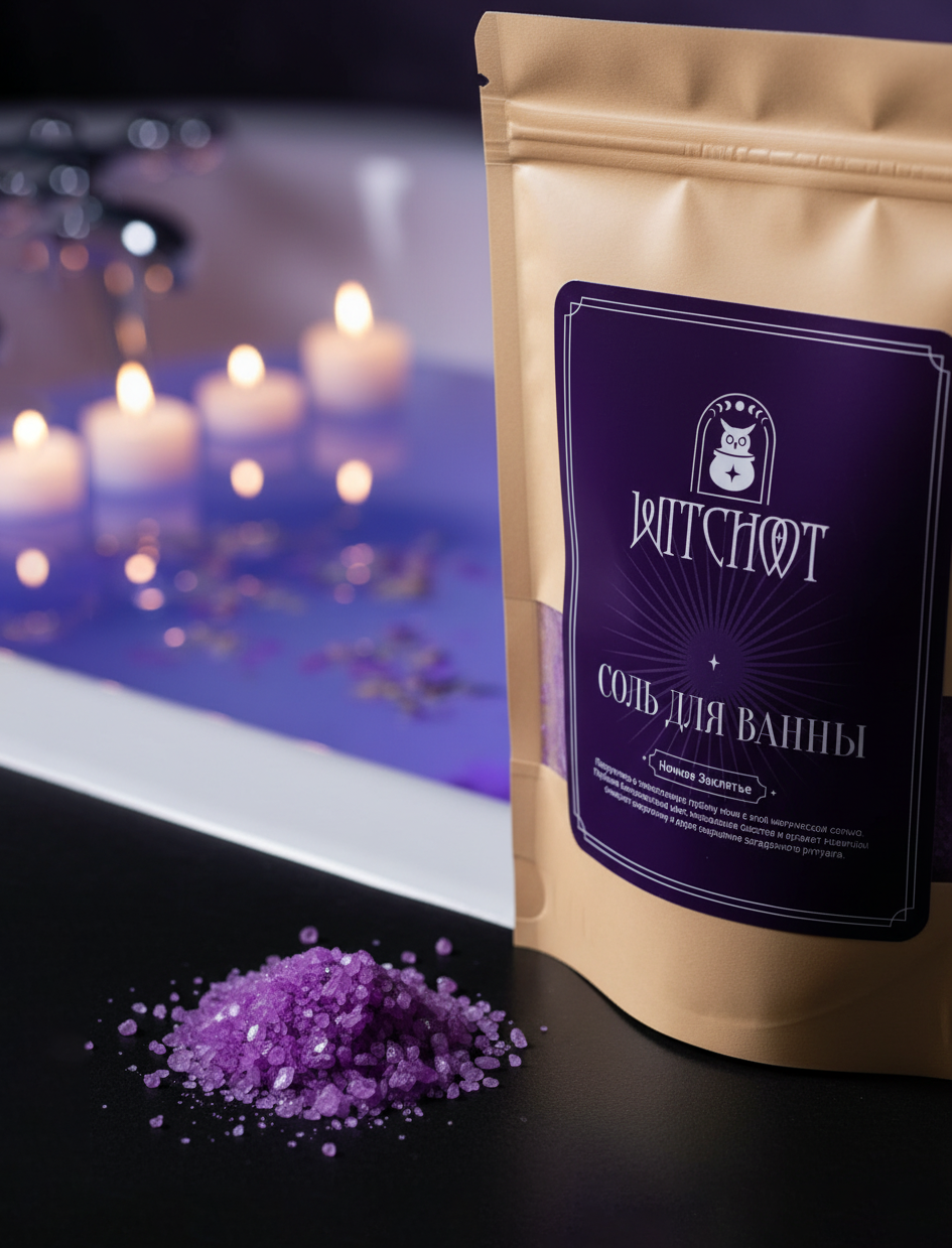 Логотип и айдентика крафтовых солей для ванн WITCHOOT — Изображение №8 — Брендинг на Dprofile
