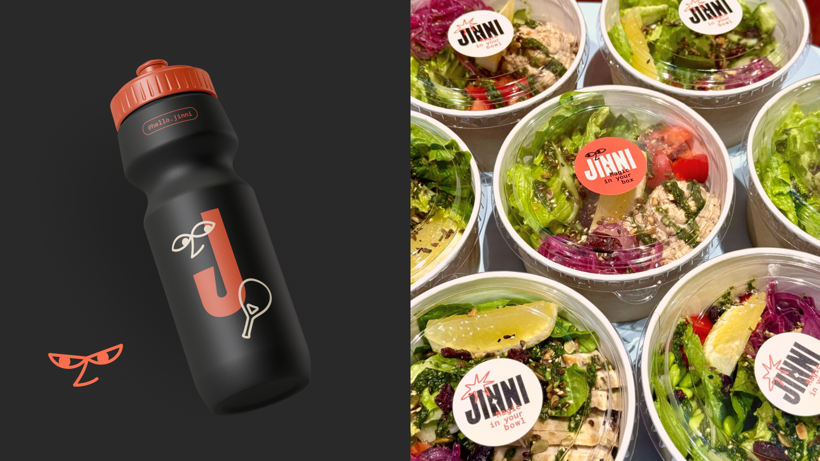 JINNI | Брендинг стильного кафе — Изображение №8 — Брендинг, Графика на Dprofile