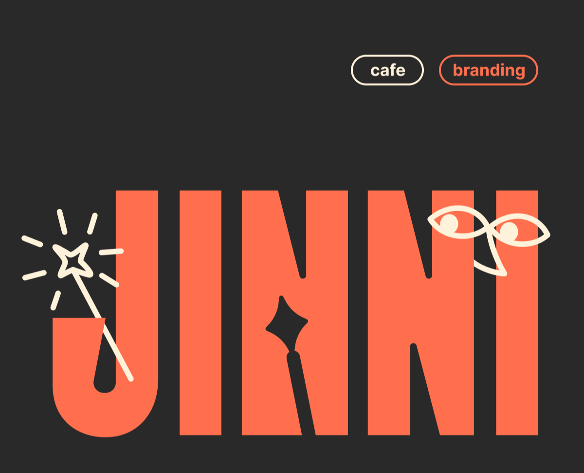 JINNI | Брендинг стильного кафе на Dprofile