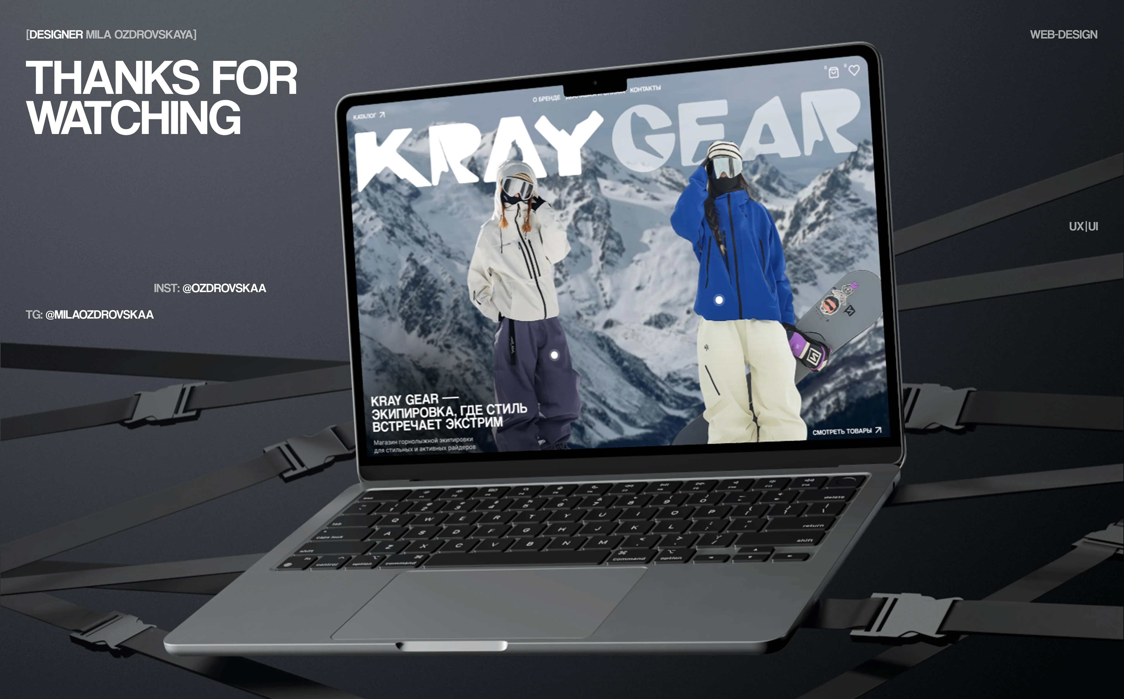 Kray Gear — Изображение №14 — Интерфейсы, Брендинг на Dprofile