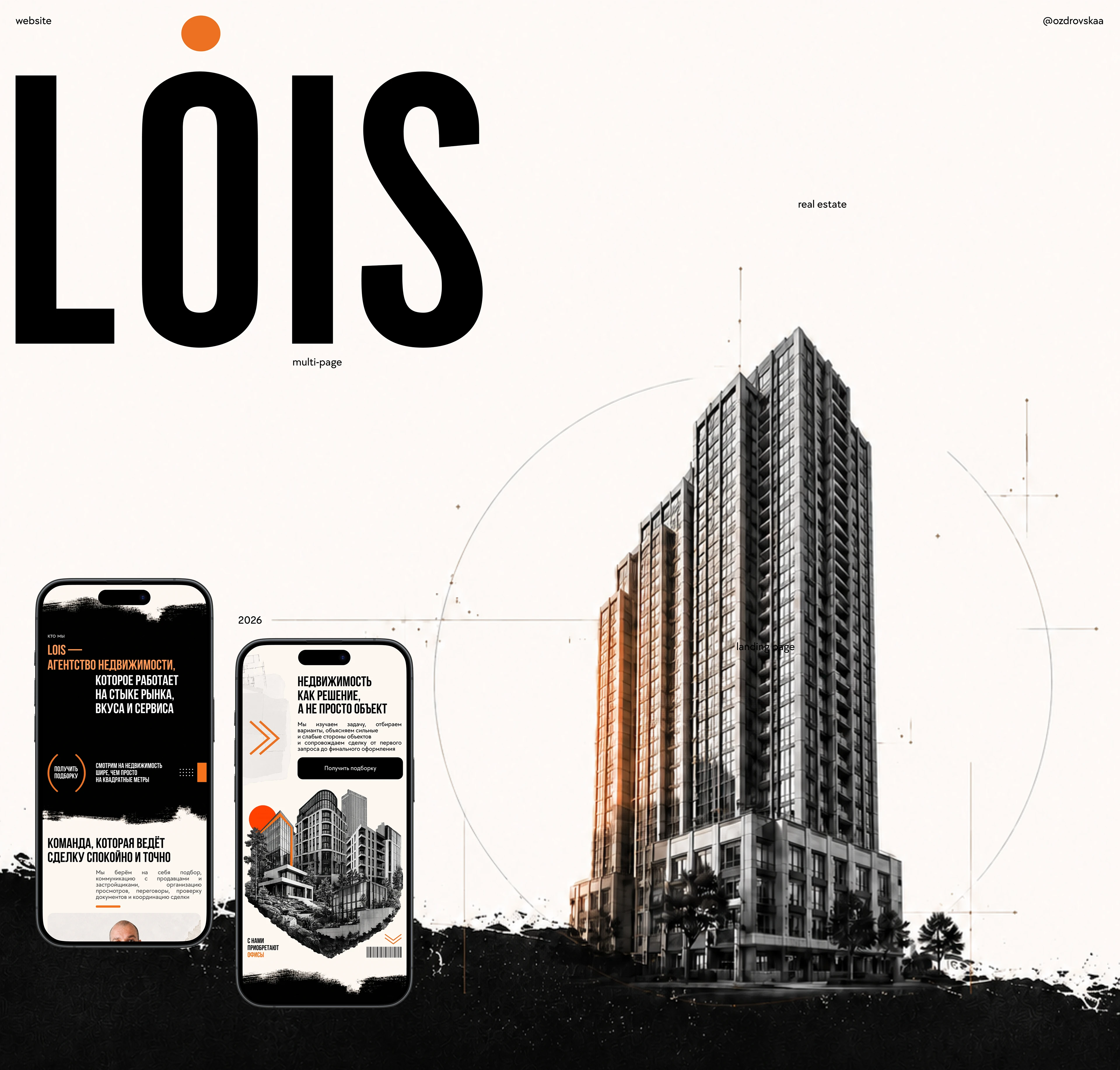 Агентство недвижимости Lois — Изображение №1 — Интерфейсы, Брендинг на Dprofile
