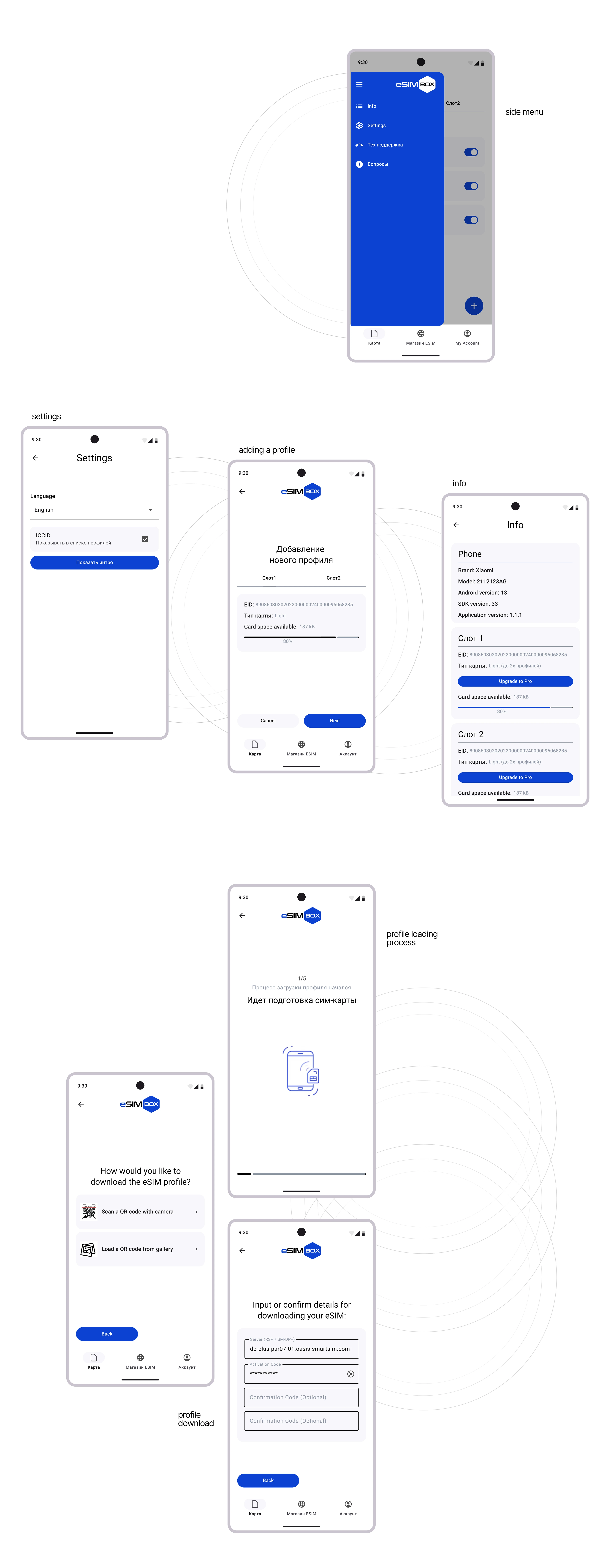 Esim.box — Изображение №15 — Интерфейсы на Dprofile