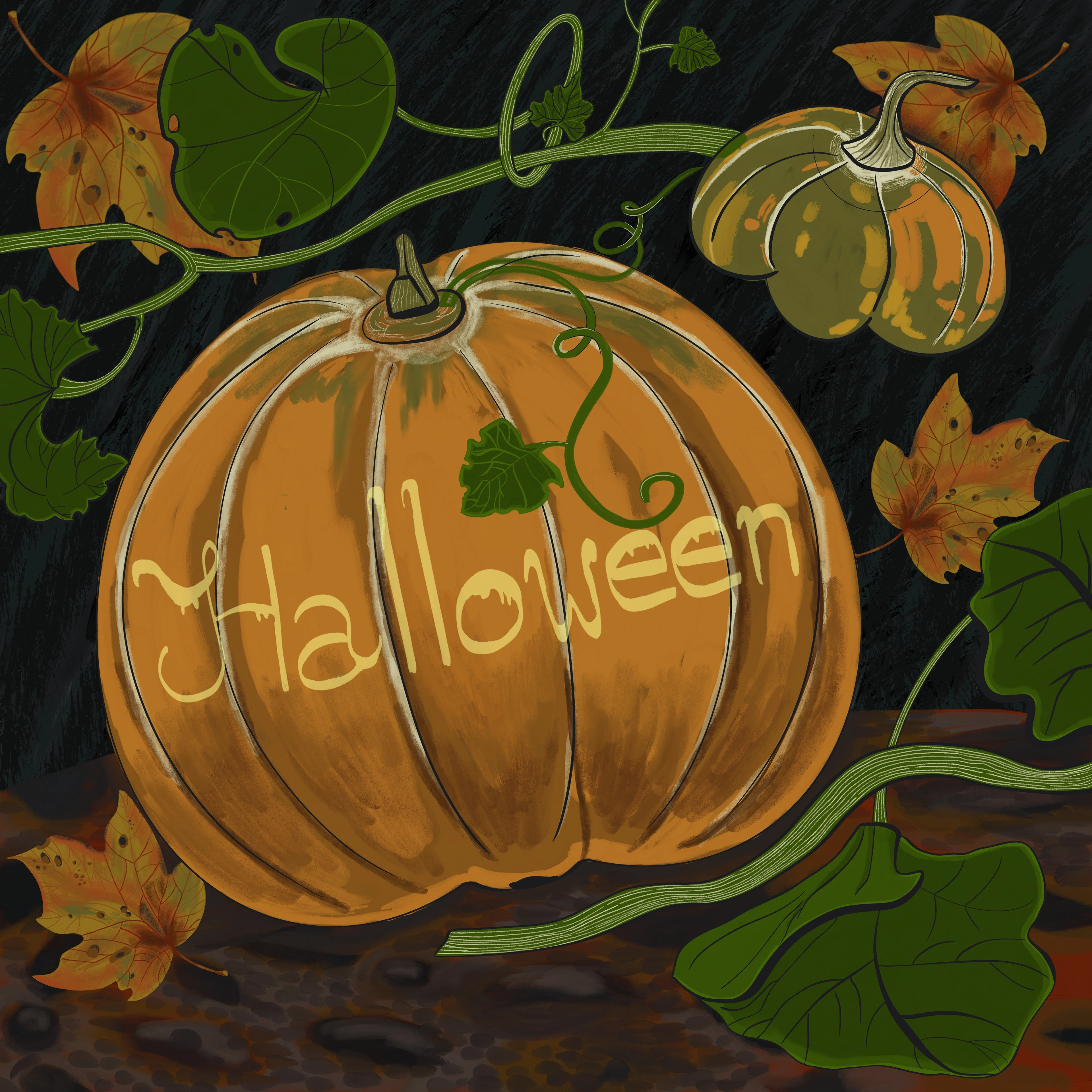 Осенняя атмосфера — Изображение №4 — Иллюстрация на Dprofile