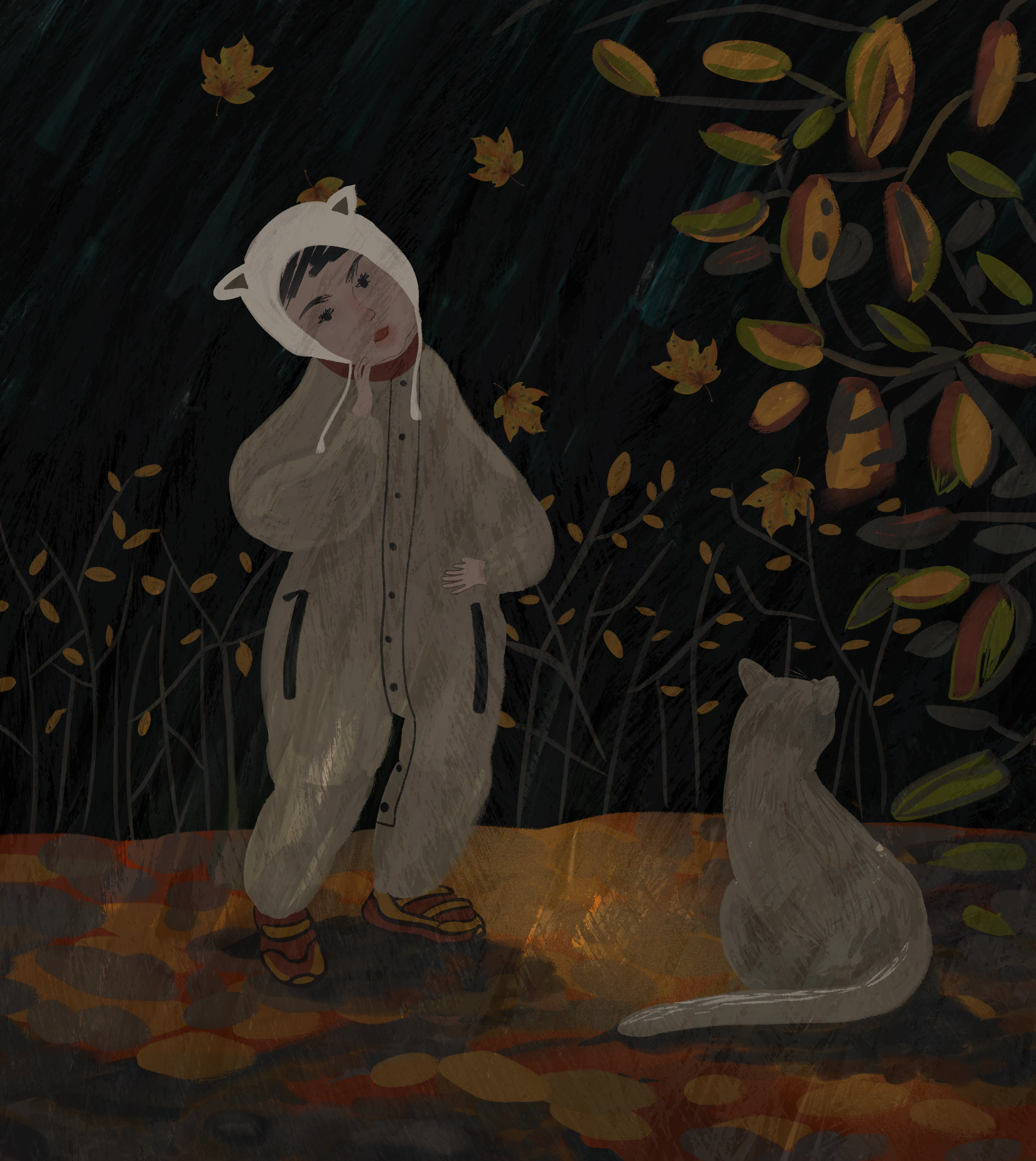 Осенняя атмосфера — Изображение №3 — Иллюстрация на Dprofile