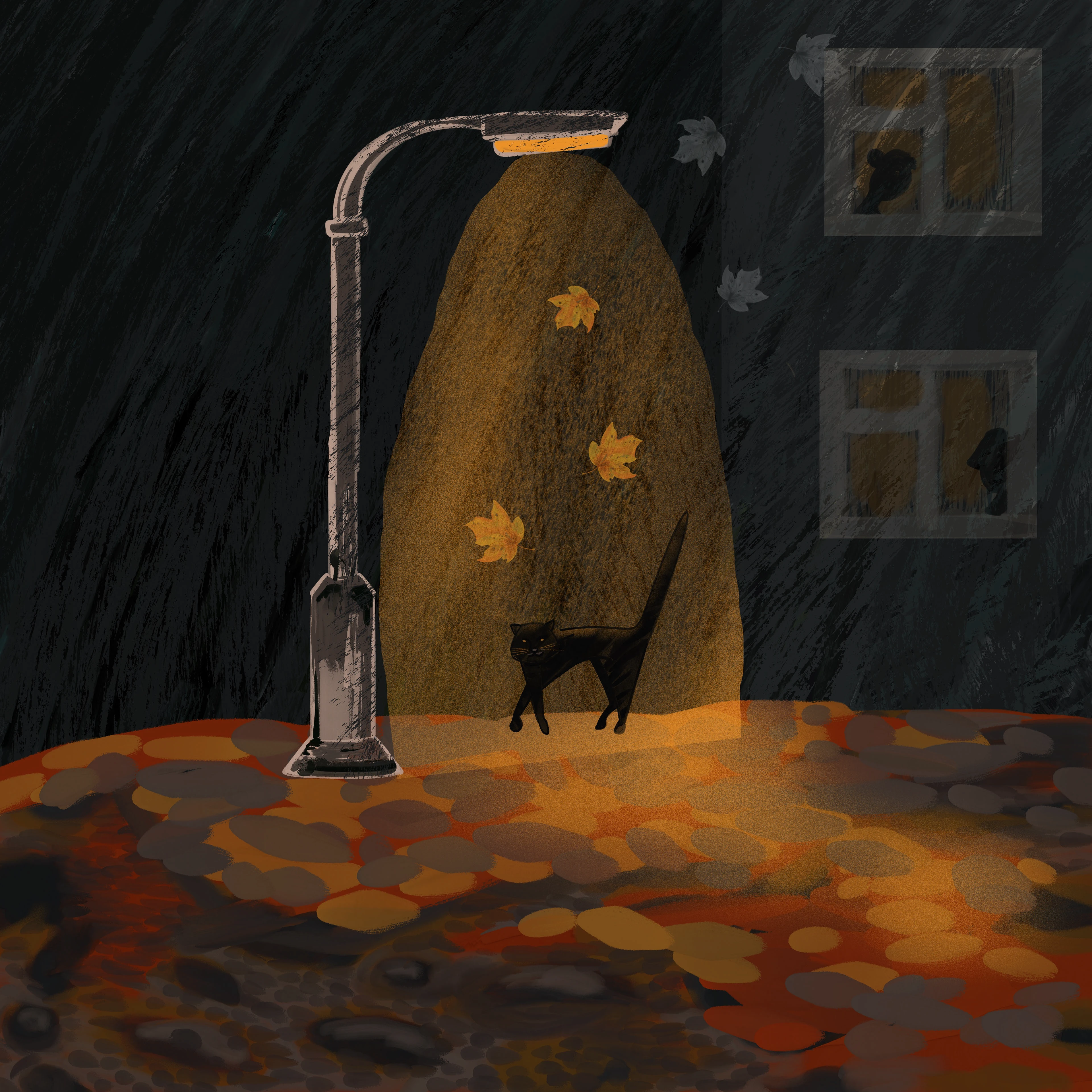 Осенняя атмосфера — Изображение №2 — Иллюстрация на Dprofile