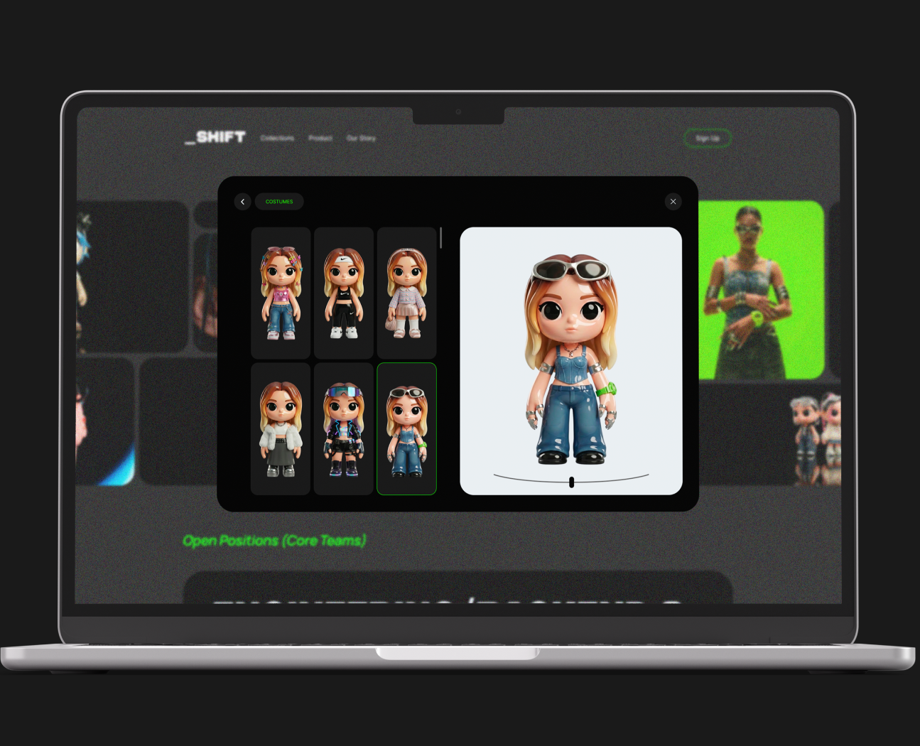 _SHIFT — Интерфейсы, Маркетинг на Dprofile