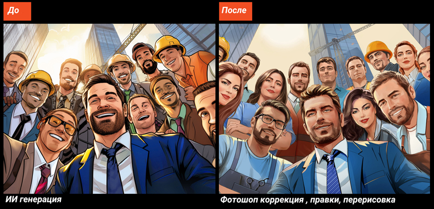 Перерисовываю за ИИ — Изображение №5 — Интерфейсы на Dprofile