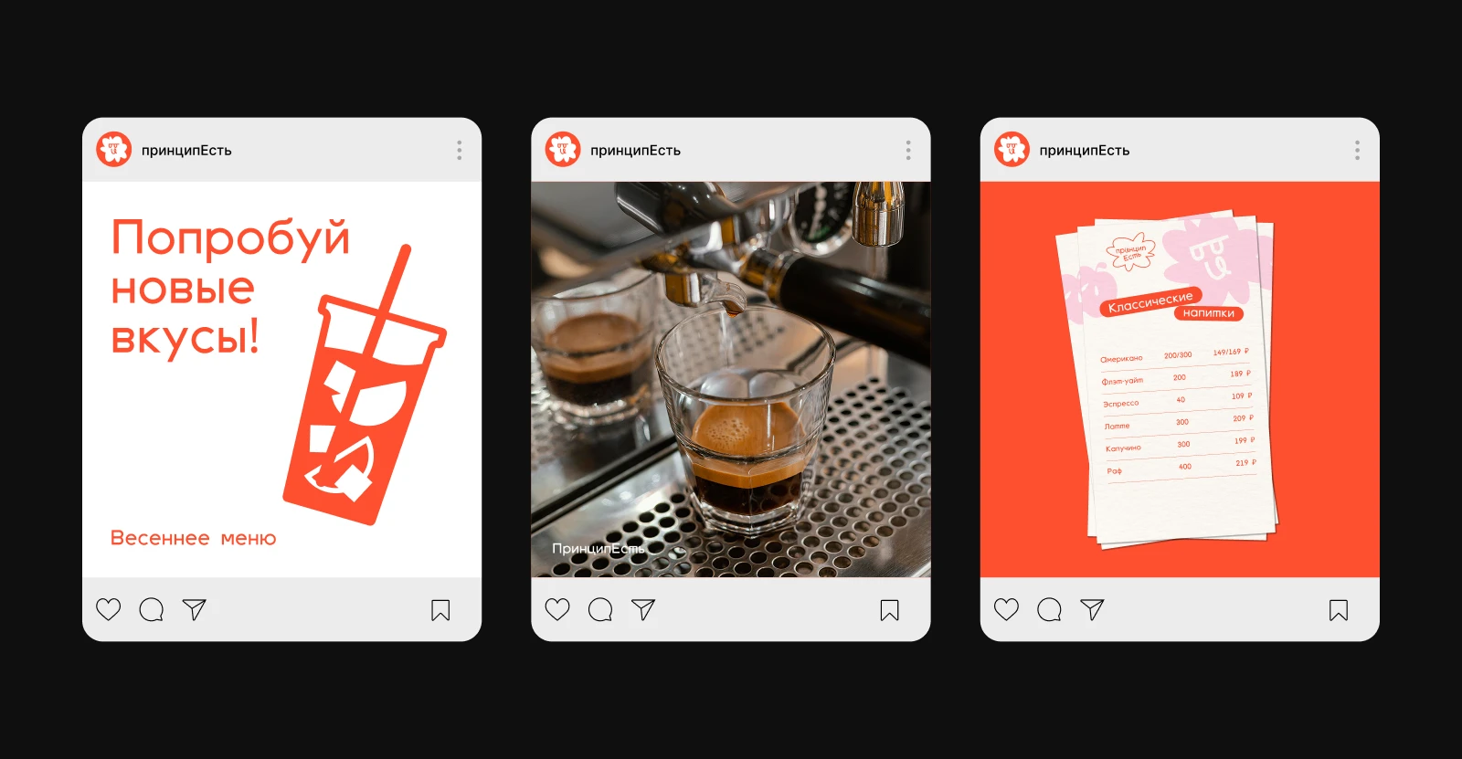 «ПринципЕсть» айдентика магазина готовой еды — Изображение №13 — Брендинг, Графика на Dprofile
