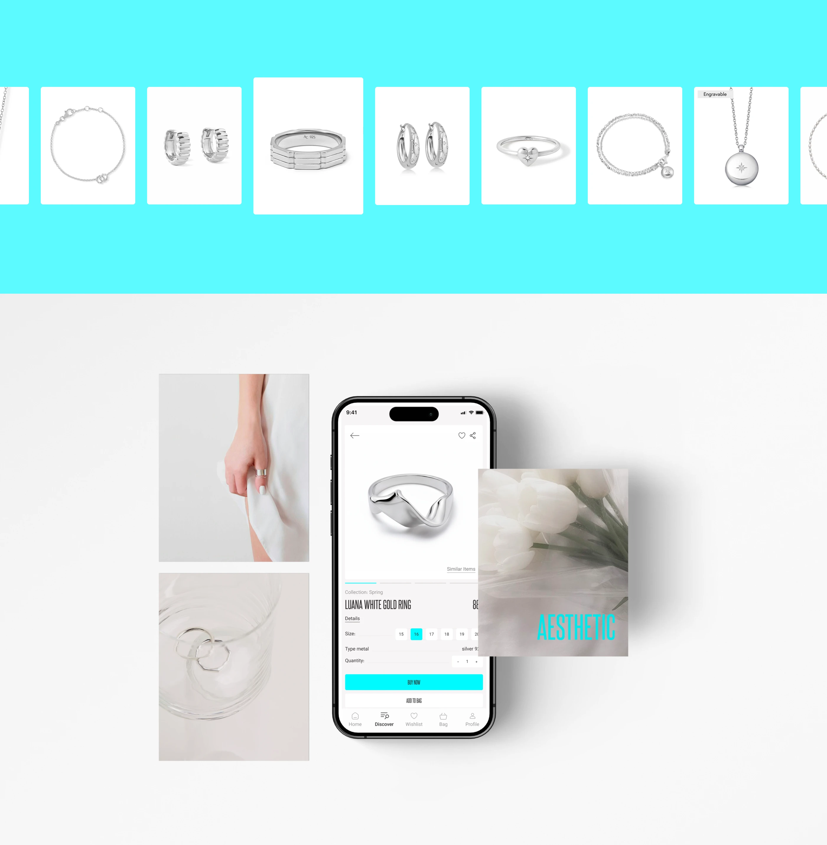 Jewelry E-commerce Concept | Mobile App — Изображение №11 — Интерфейсы на Dprofile