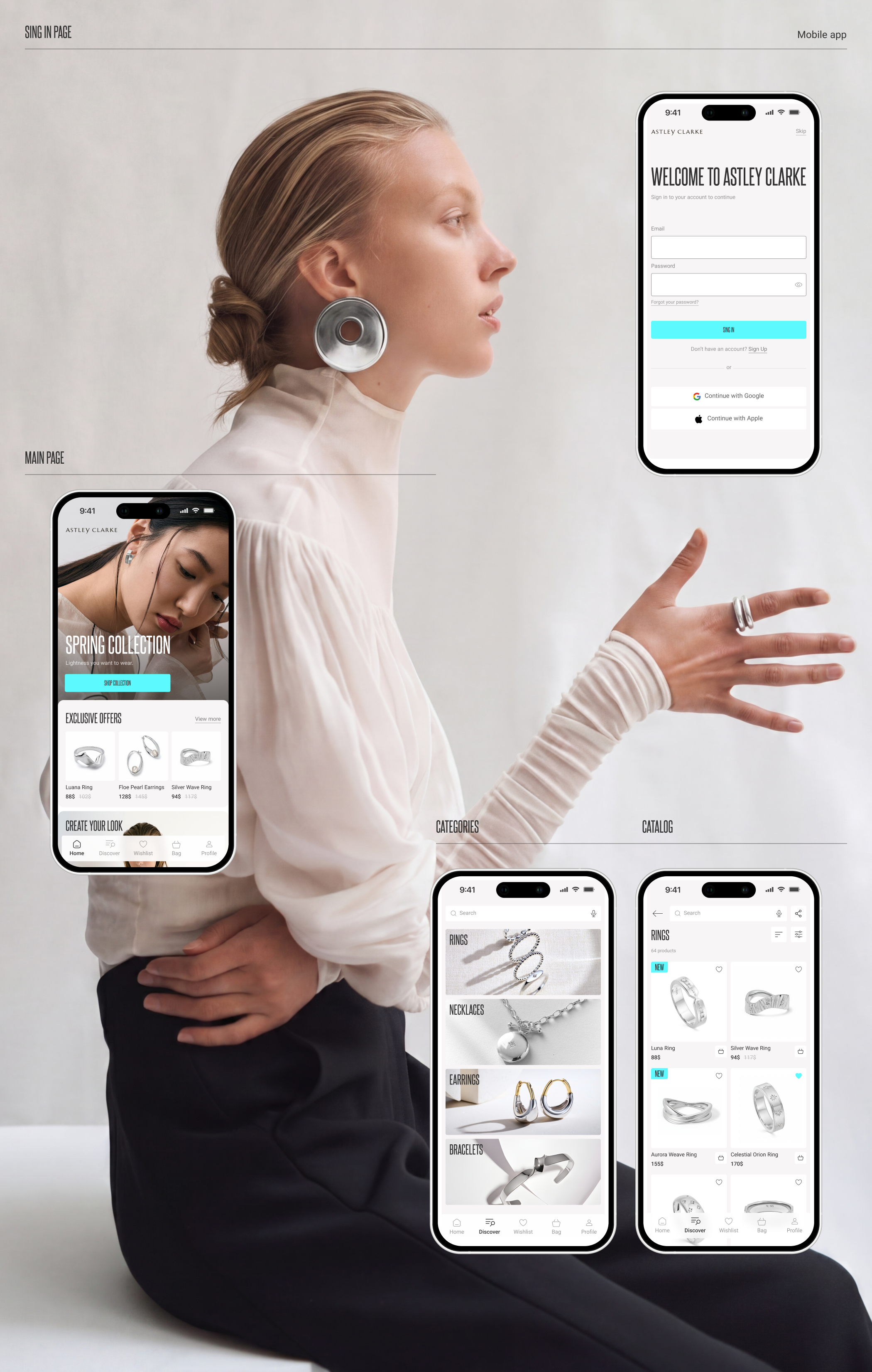Jewelry E-commerce Concept | Mobile App — Изображение №10 — Интерфейсы на Dprofile