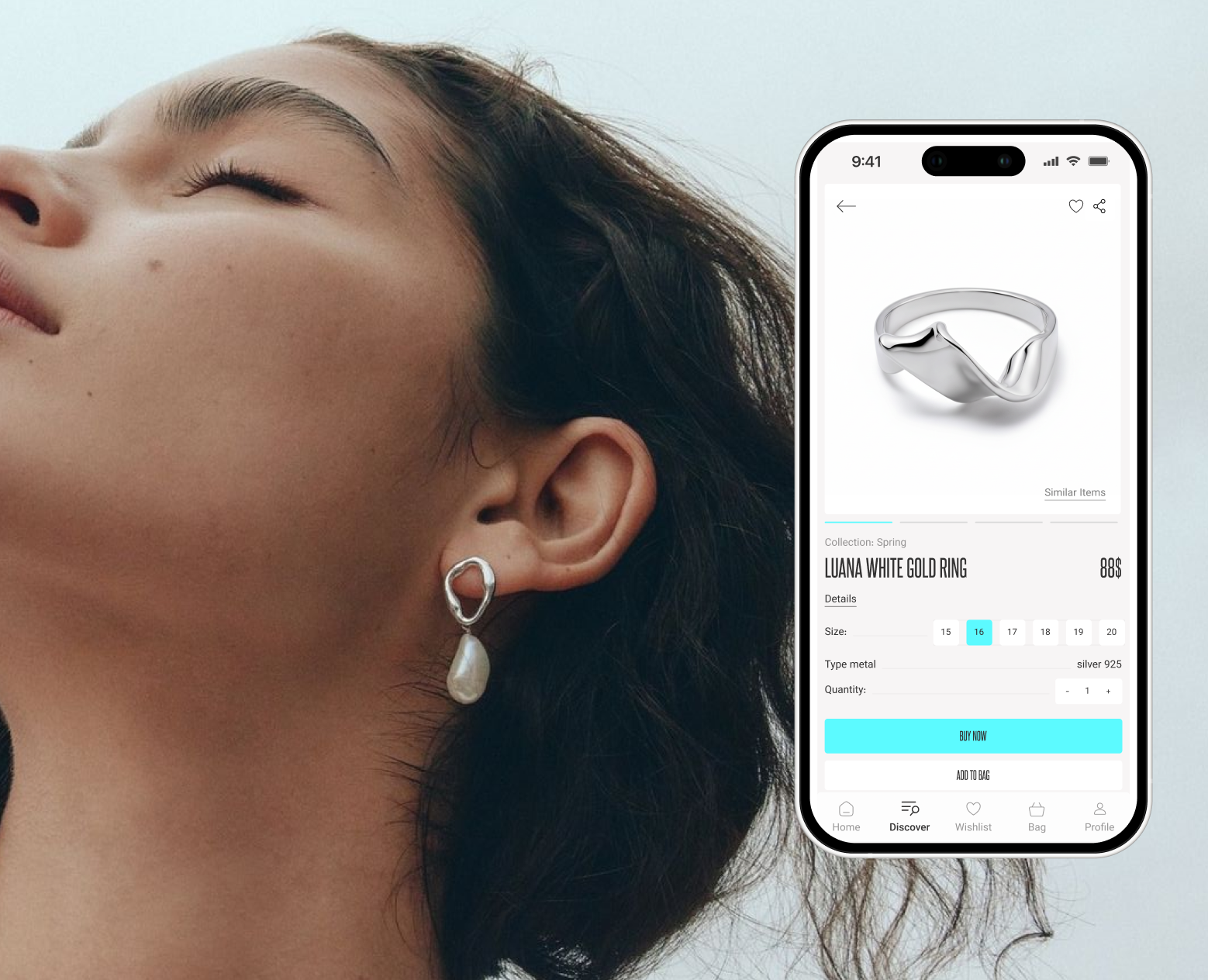 Jewelry E-commerce Concept | Mobile App — Интерфейсы на Dprofile