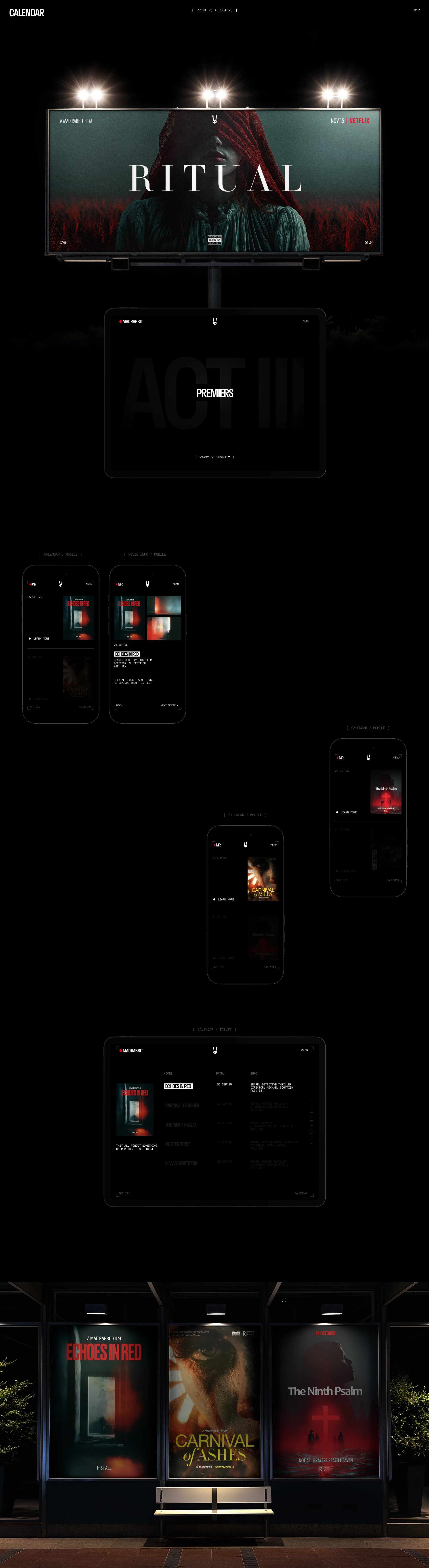 MADRABBIT // film studio — Изображение №5 — Интерфейсы, Брендинг на Dprofile