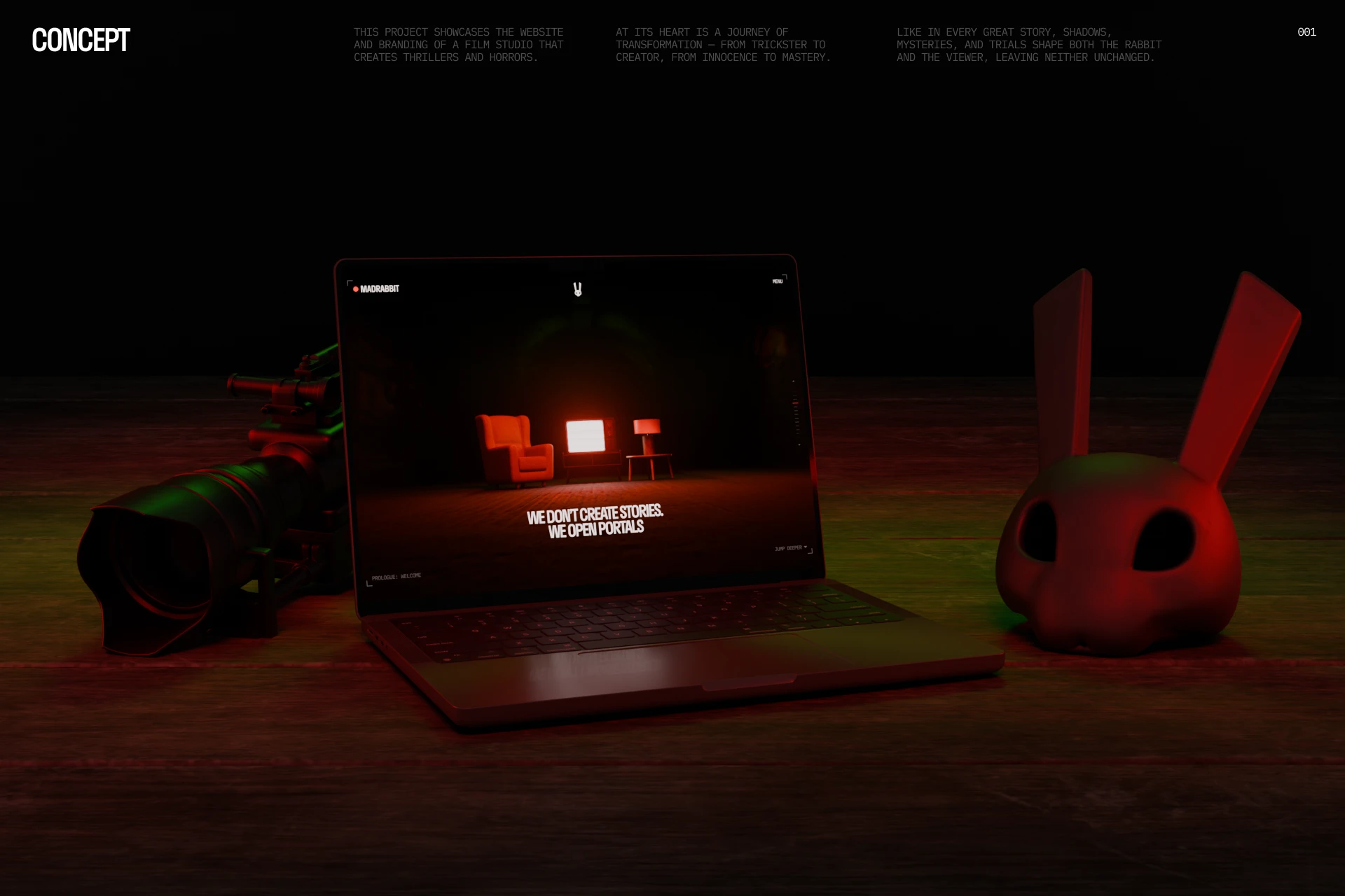 MADRABBIT // film studio — Изображение №1 — Интерфейсы, Брендинг на Dprofile