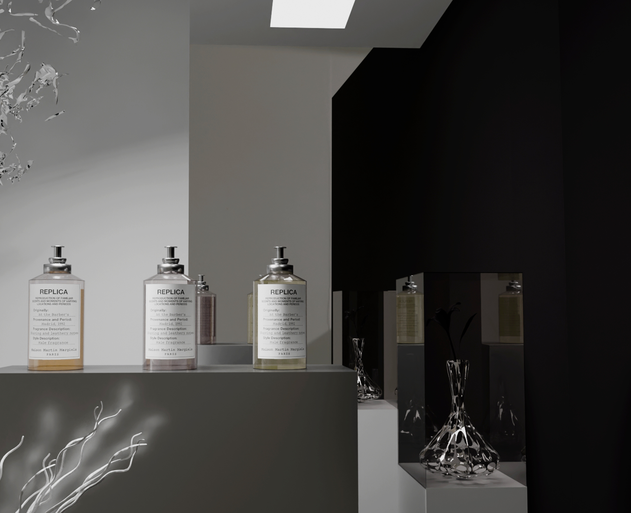 3Д витрина для парфюмерной линии Replica Maison Margiela — Изображение №3 — 3D на Dprofile