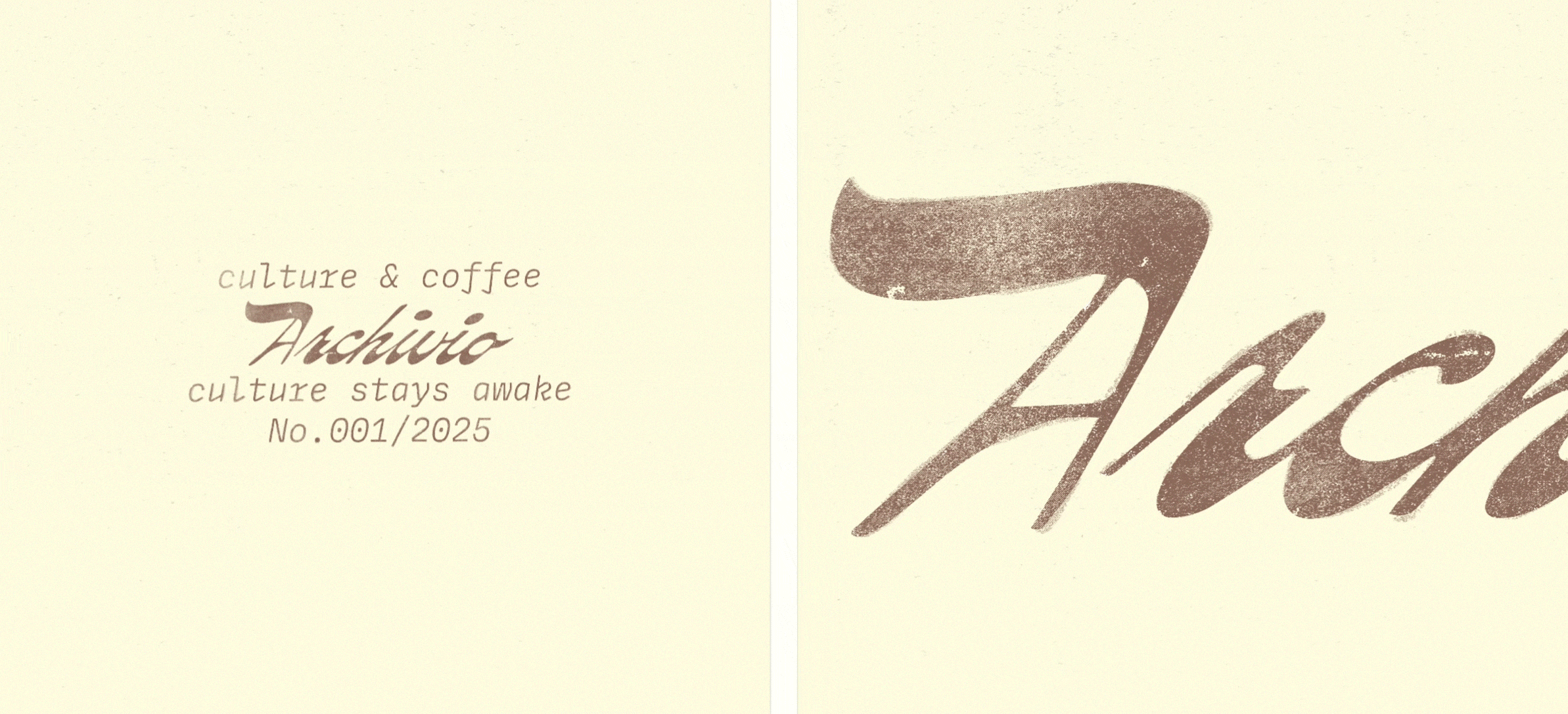 Archivio — Coffee & Culture / Branding — Изображение №4 — Брендинг на Dprofile