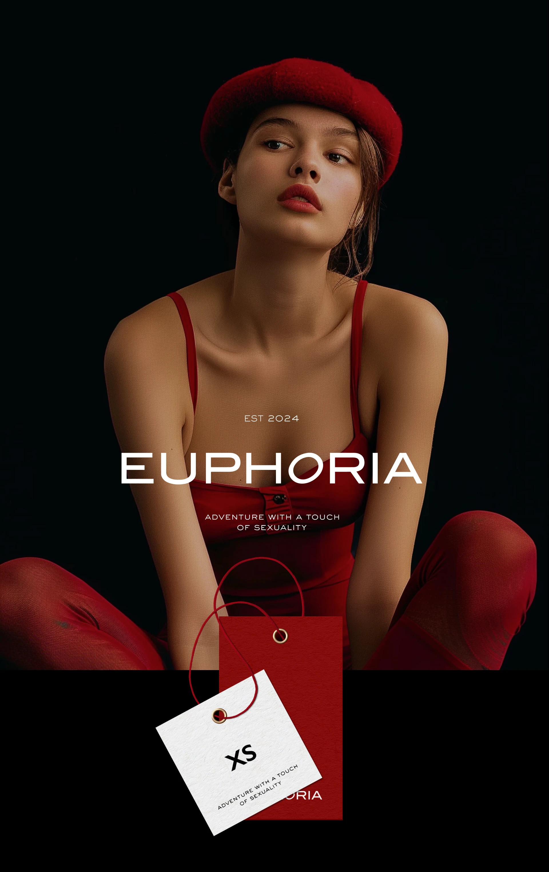 Brand Identity for women's underwear brand — EUPHORIA — Изображение №8 — Брендинг на Dprofile