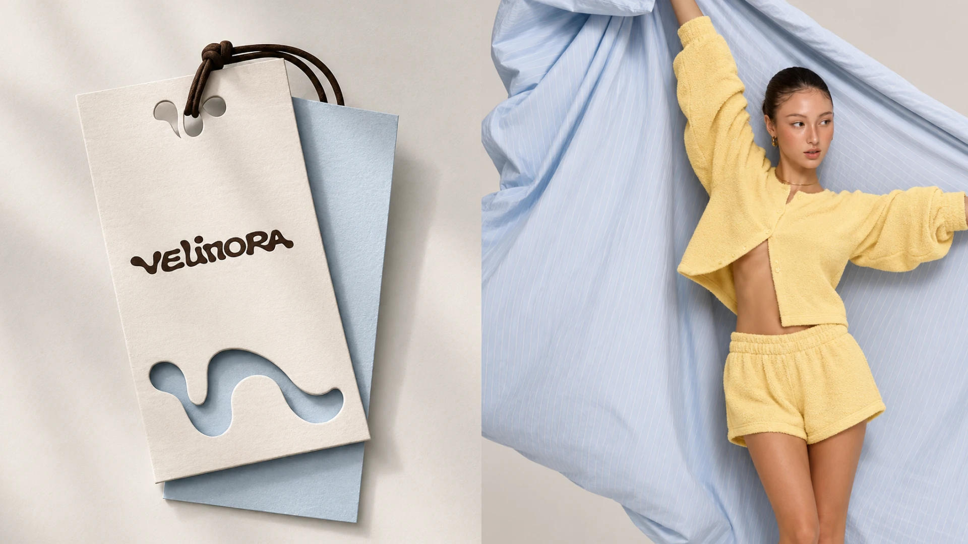 Brand Identity for a soft home textile brand — Velinora — Изображение №12 — Брендинг на Dprofile
