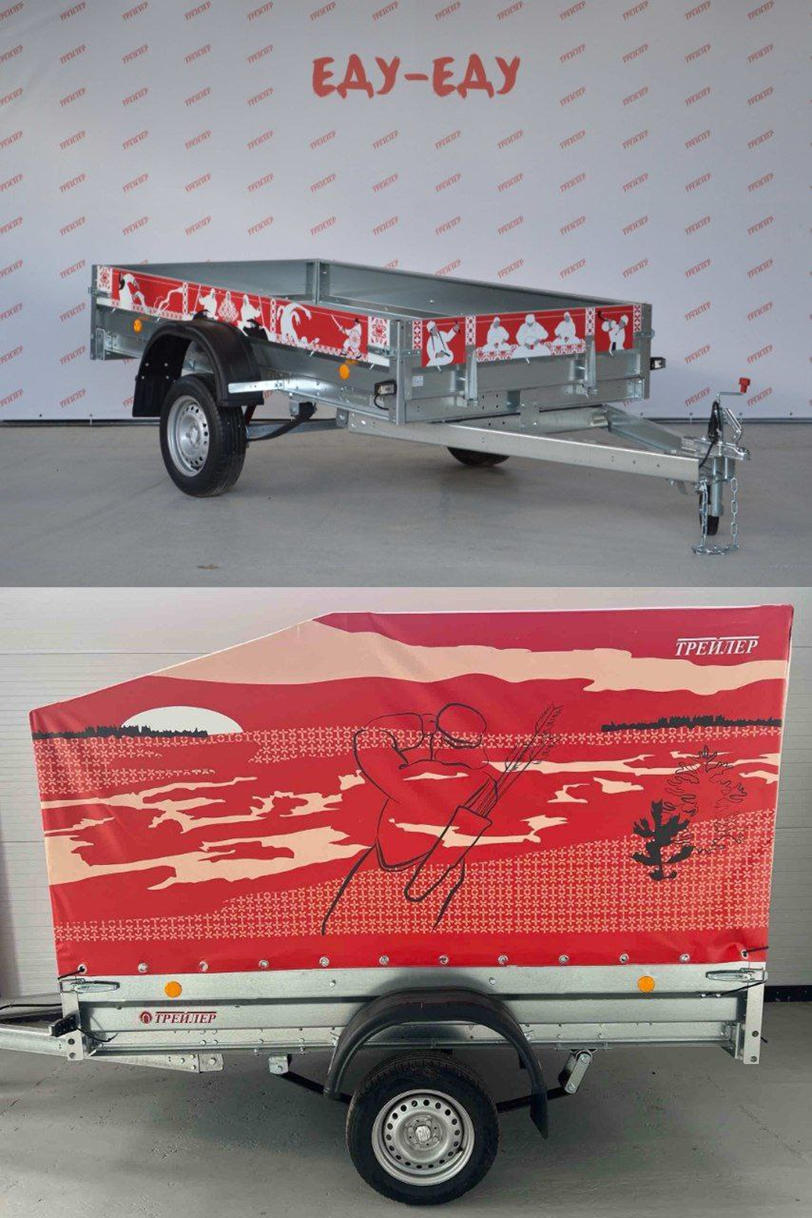 Фирменные иллюстрации для завода металлоконструкций «Трейле… — Изображение №1 — Брендинг, Иллюстрация на Dprofile