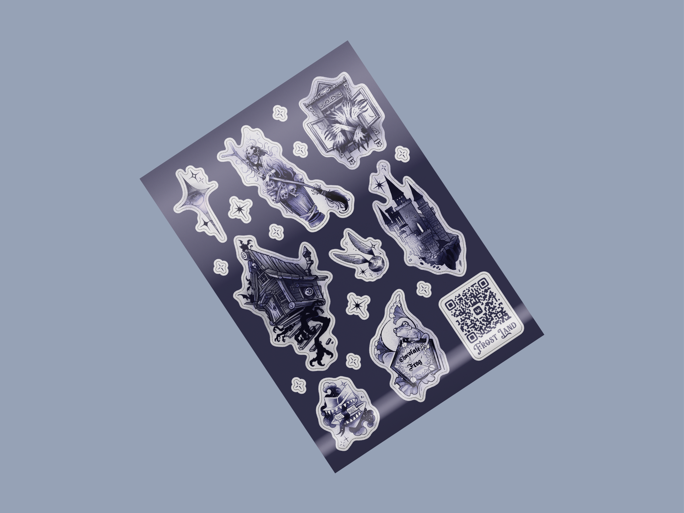 Frost Land | Айдентика для тату-студии — Изображение №8 — Брендинг, Графика на Dprofile