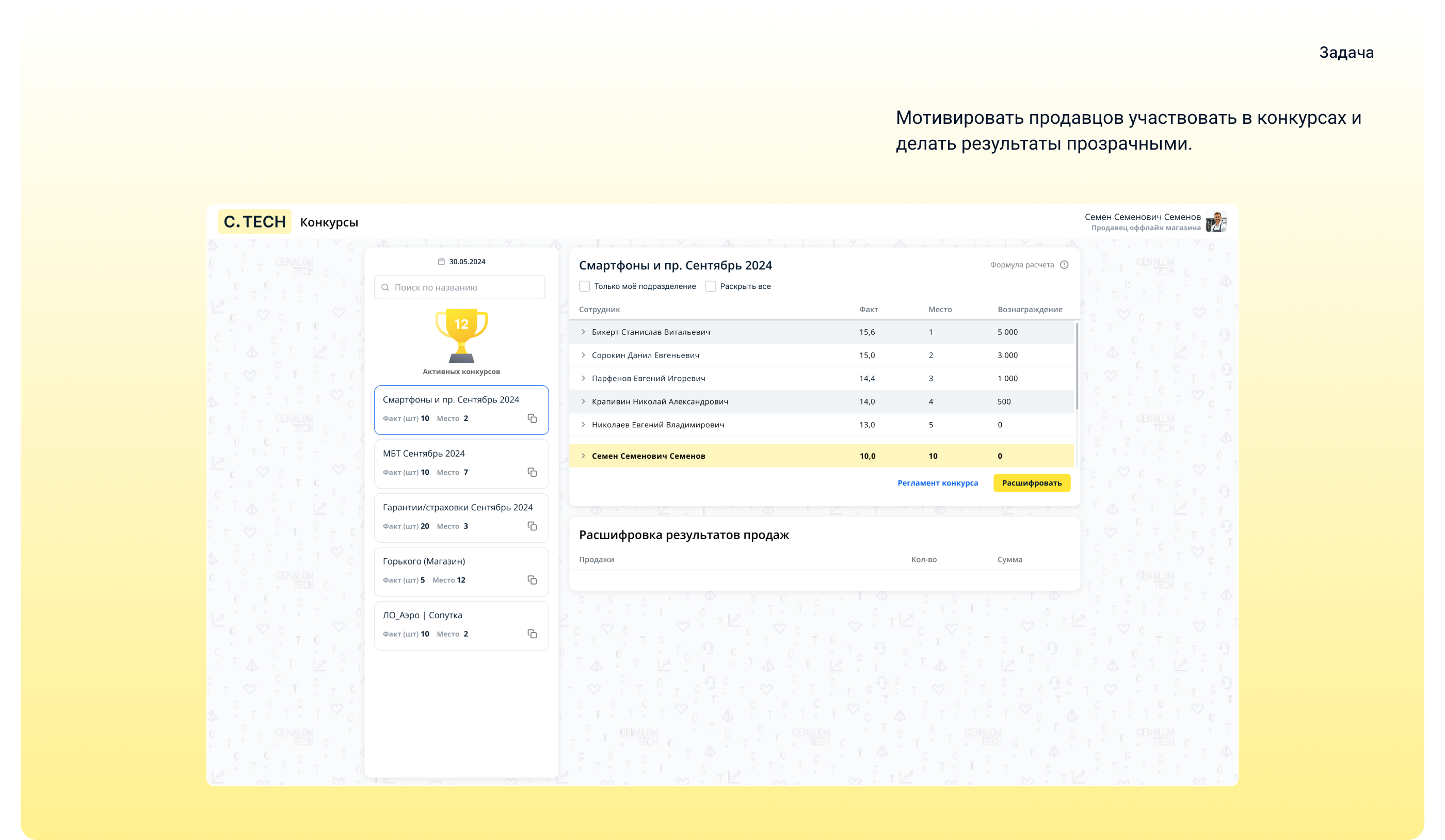 Дашборд| Конкурсы | О личном — Изображение №4 — Интерфейсы на Dprofile