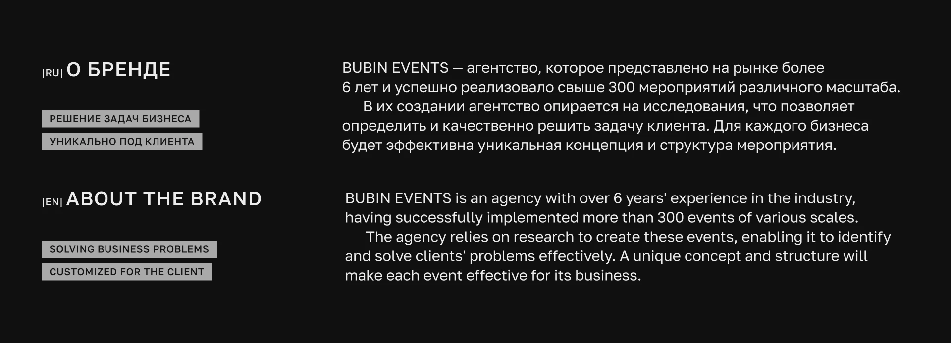 Айдентика BUBIN EVENTS — Изображение №2 — Брендинг на Dprofile