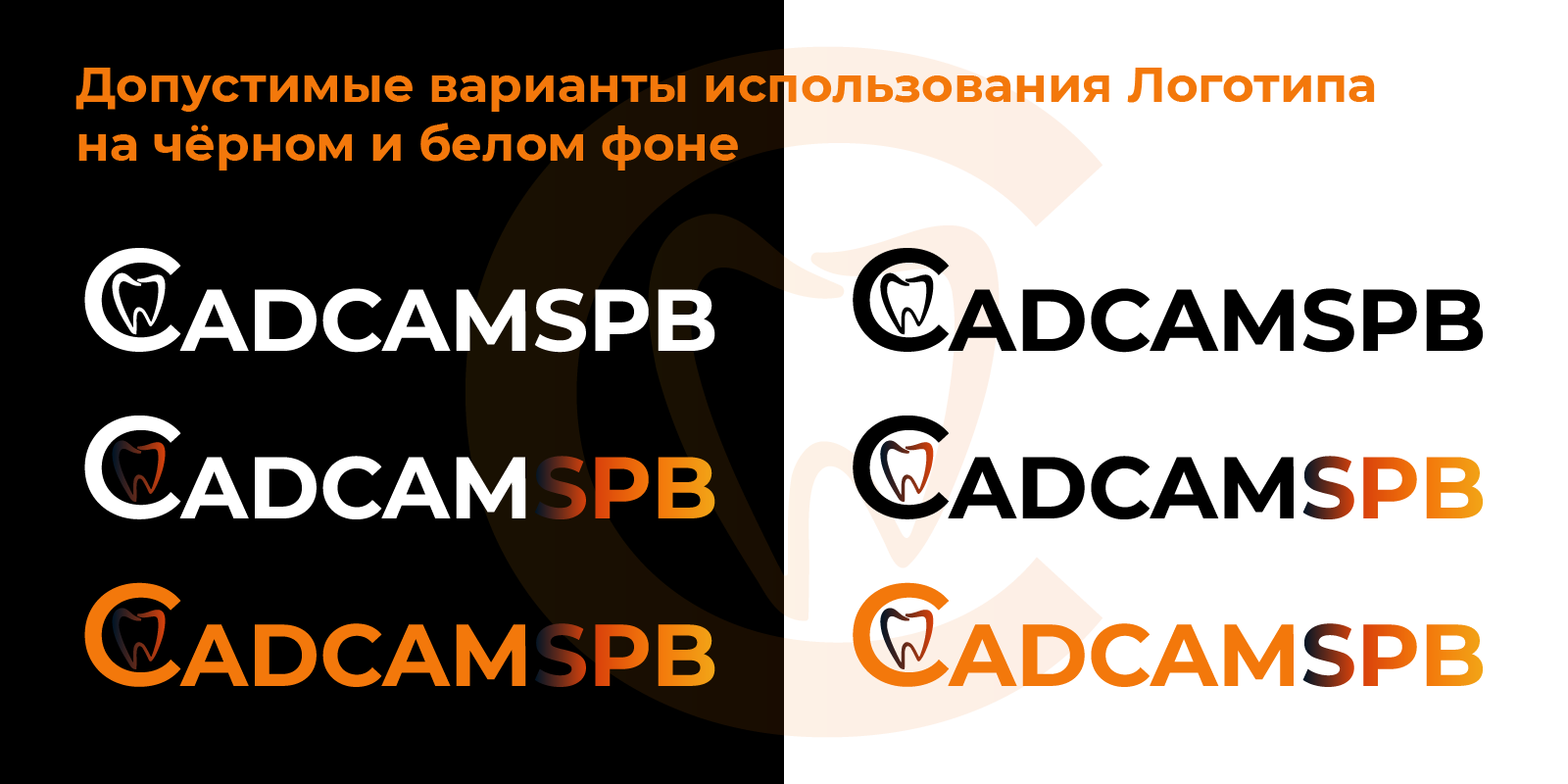 Логобук для цифрового зуботехнического центра КадкамСПБ — Изображение №3 — Брендинг на Dprofile