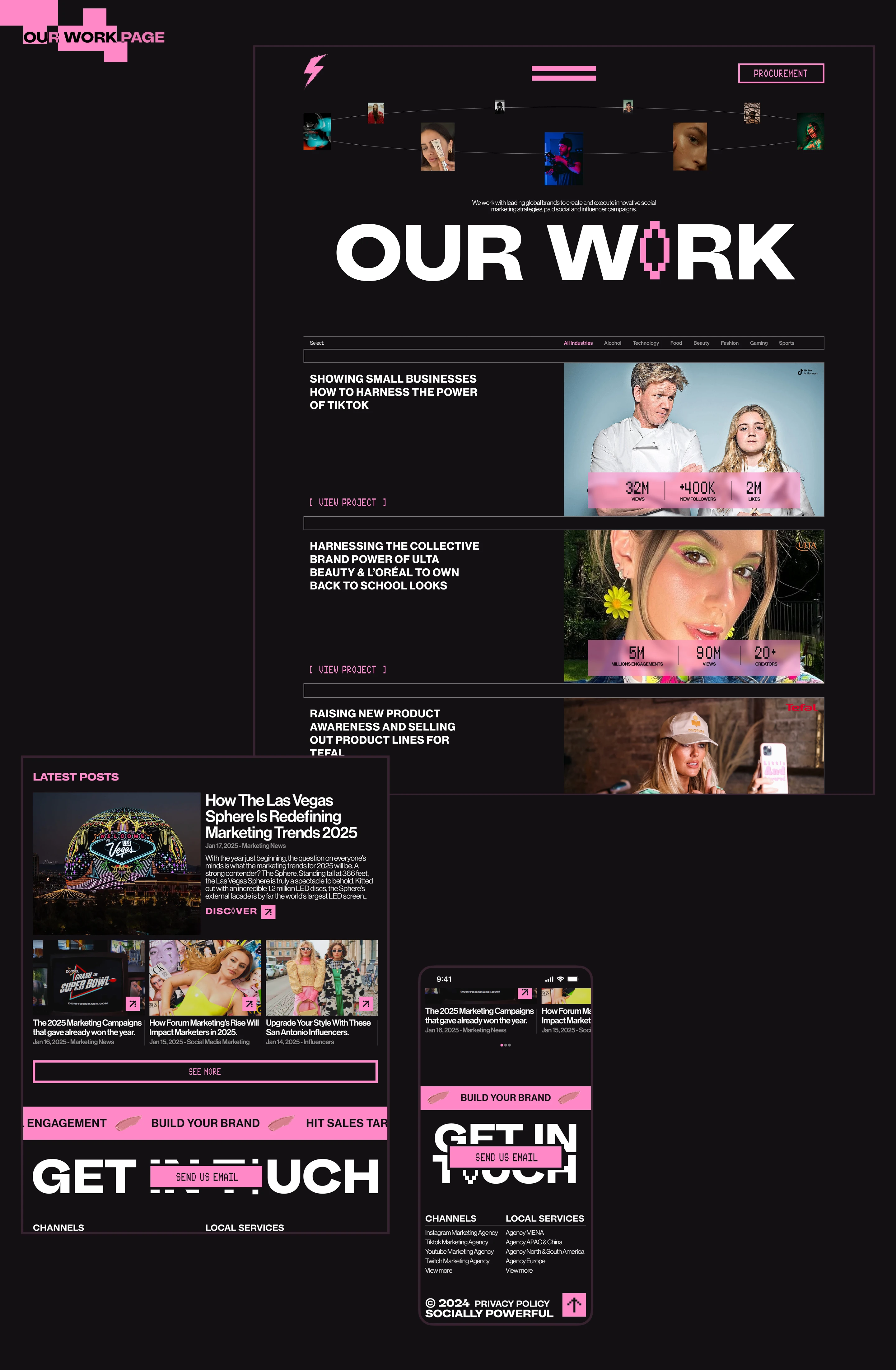 SOCIALLY POWERFUL | CORPORATE WEBSITE — Изображение №5 — Интерфейсы, Анимация на Dprofile
