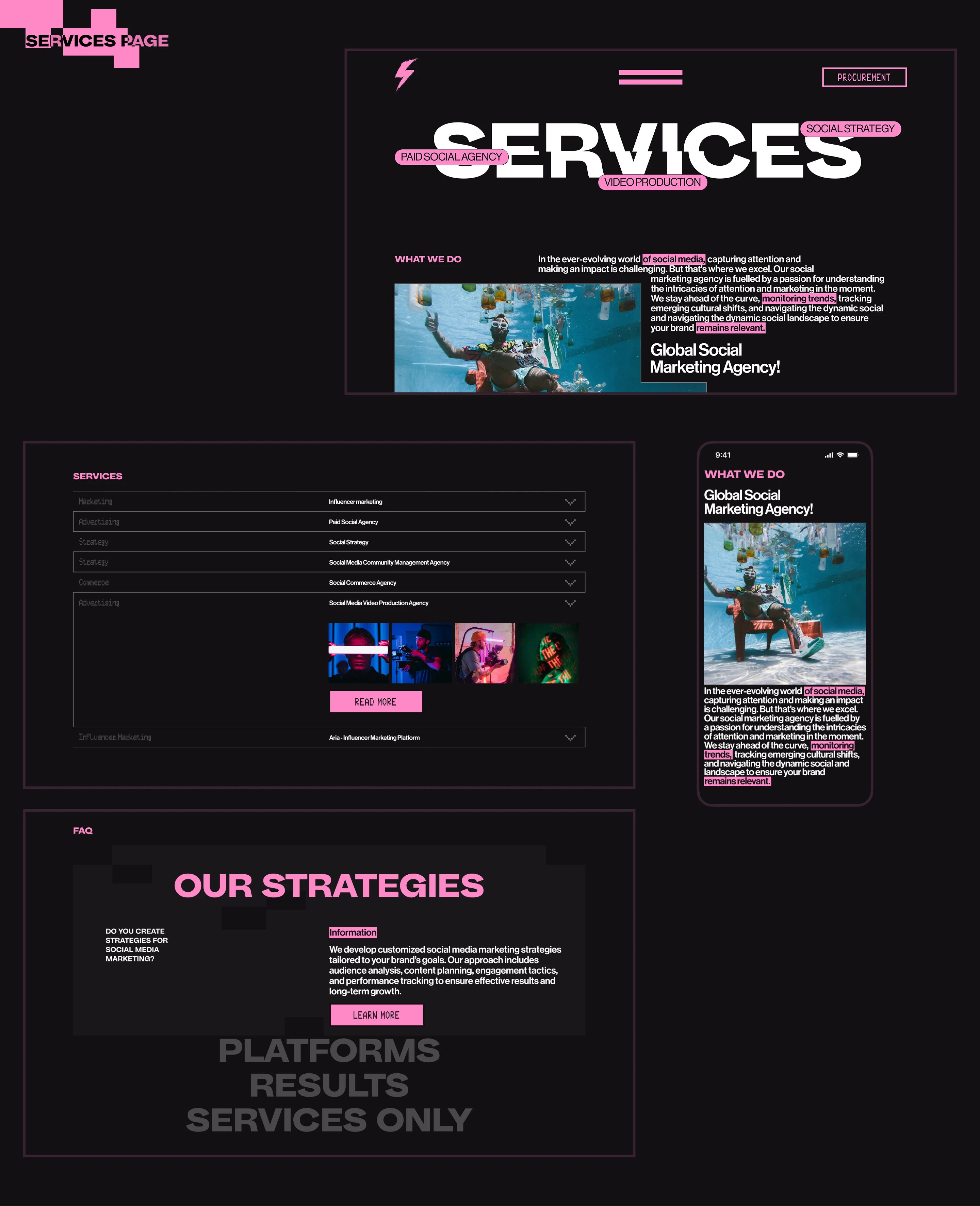 SOCIALLY POWERFUL | CORPORATE WEBSITE — Изображение №9 — Интерфейсы, Анимация на Dprofile