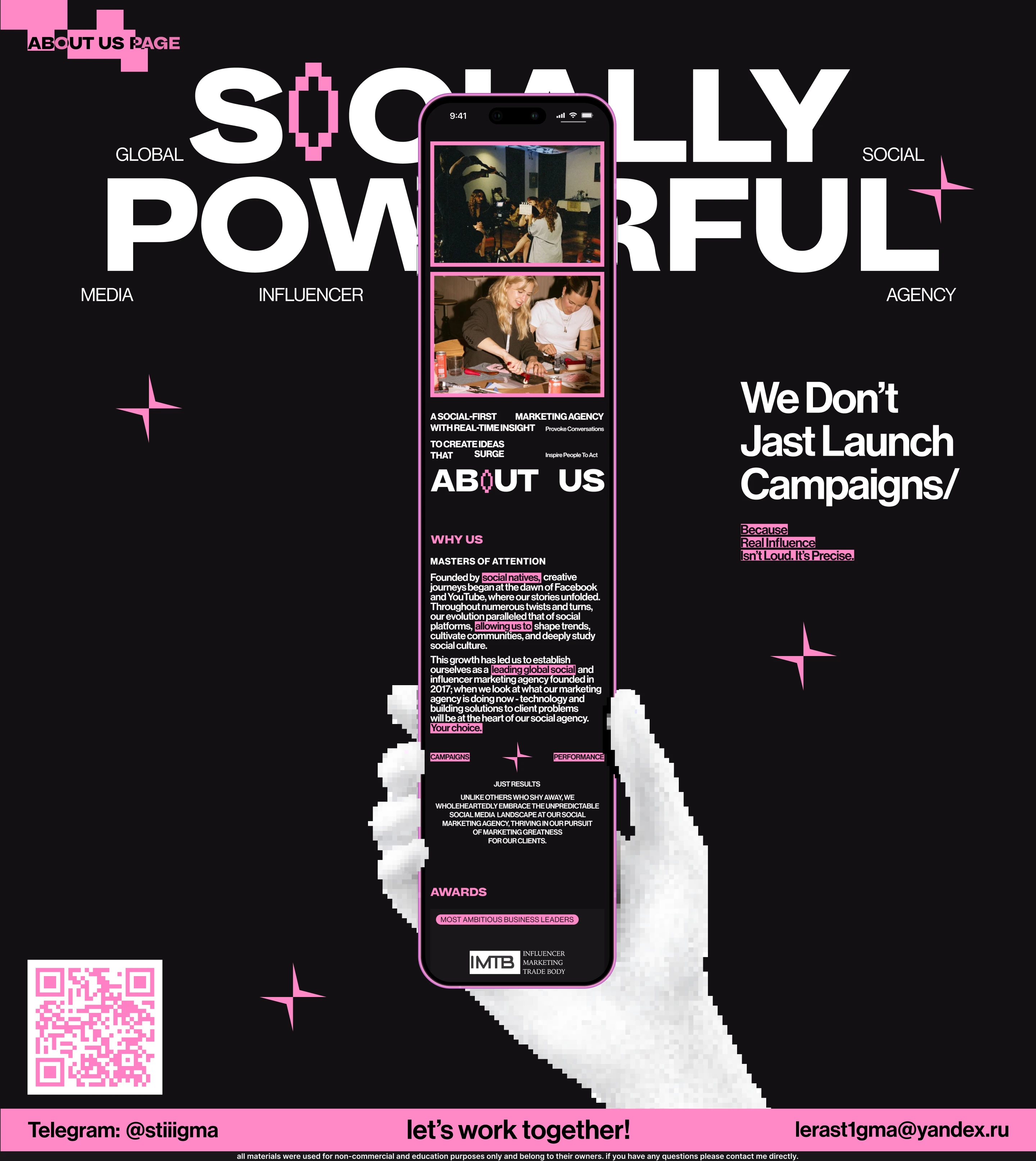 SOCIALLY POWERFUL | CORPORATE WEBSITE — Изображение №17 — Интерфейсы, Анимация на Dprofile