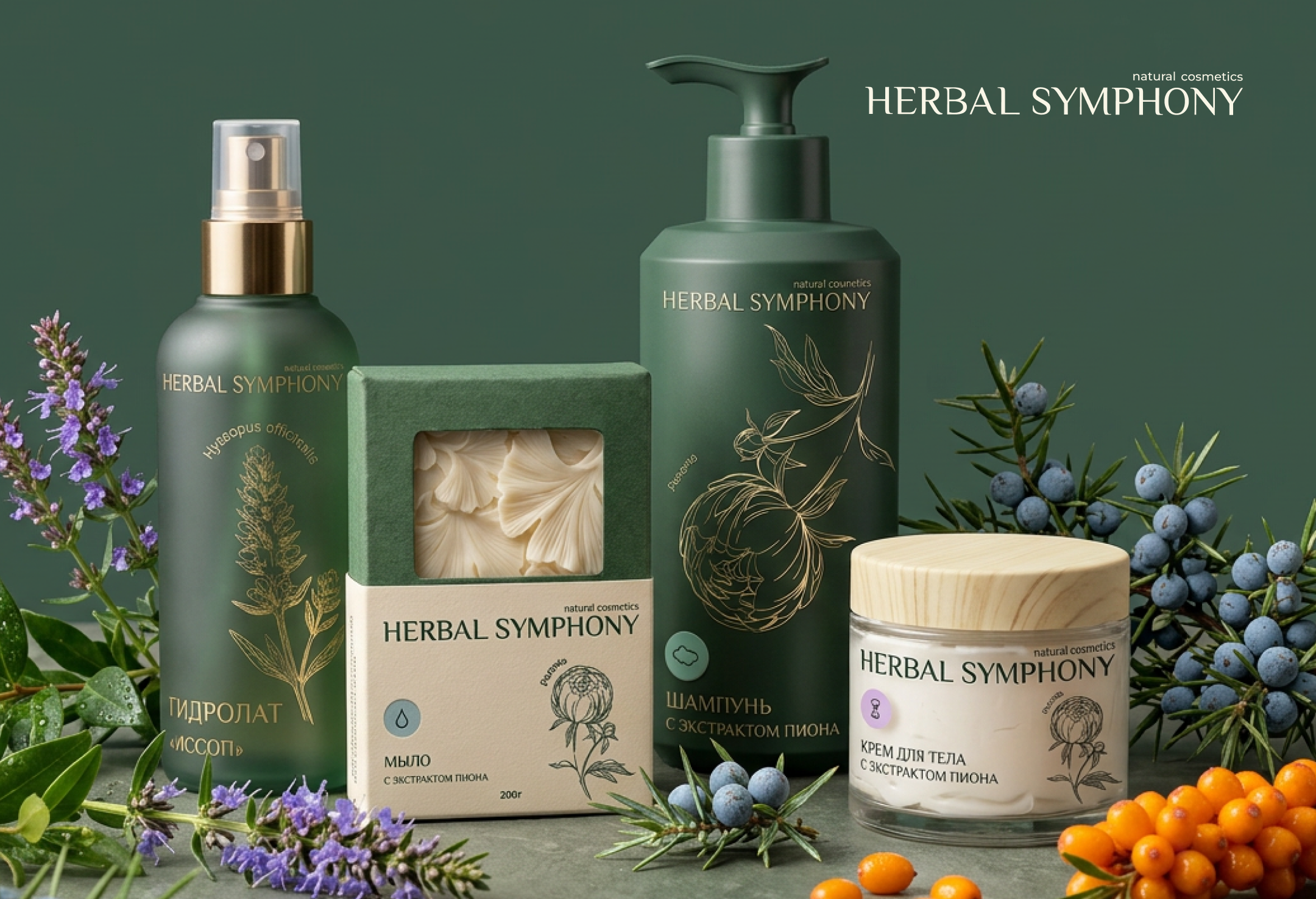 Фирменный стиль | HERBAL SYMPHONY — Изображение №4 — Брендинг на Dprofile
