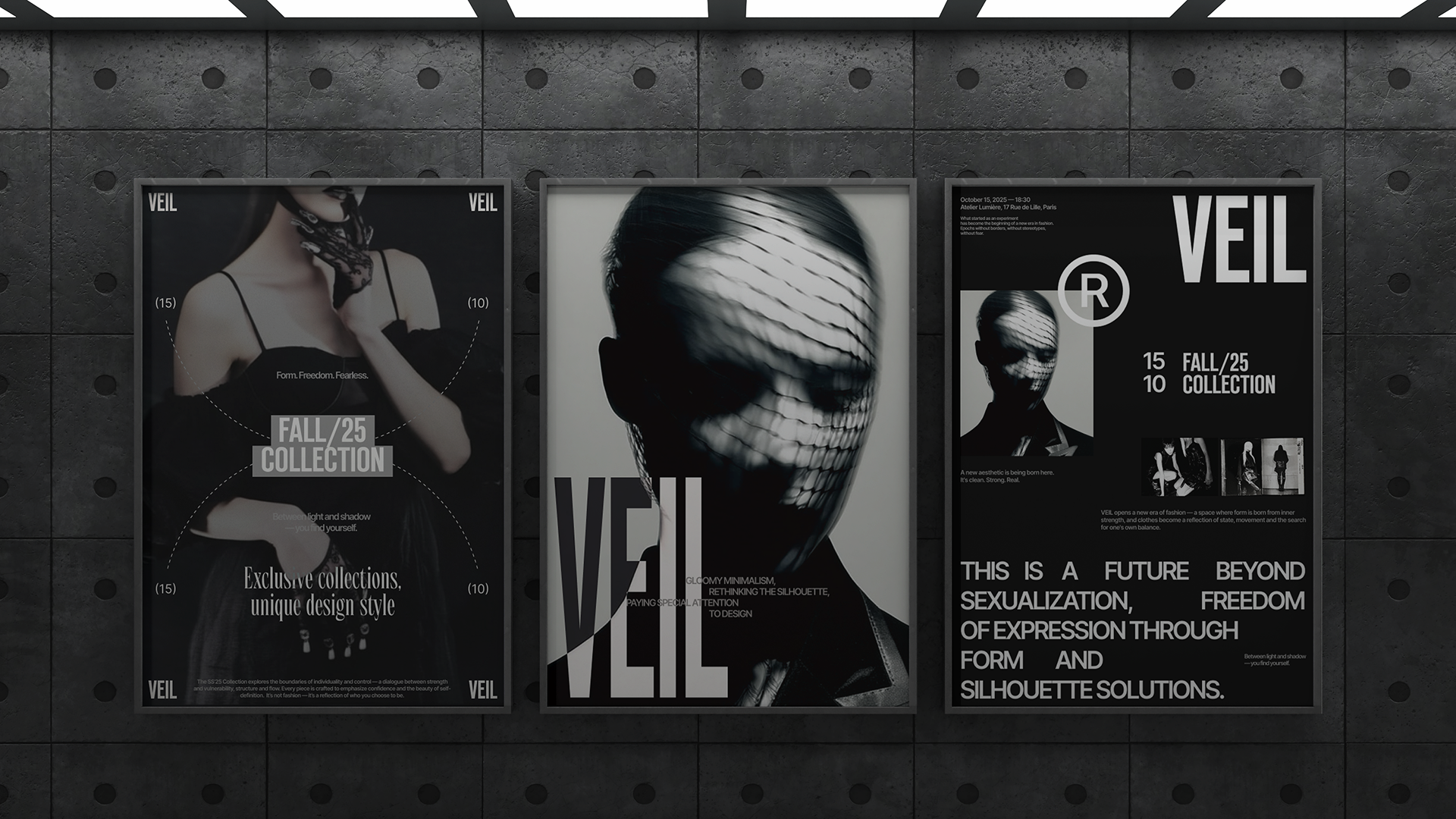 Veil | Website & Brand identity — Изображение №7 — Интерфейсы, Брендинг на Dprofile