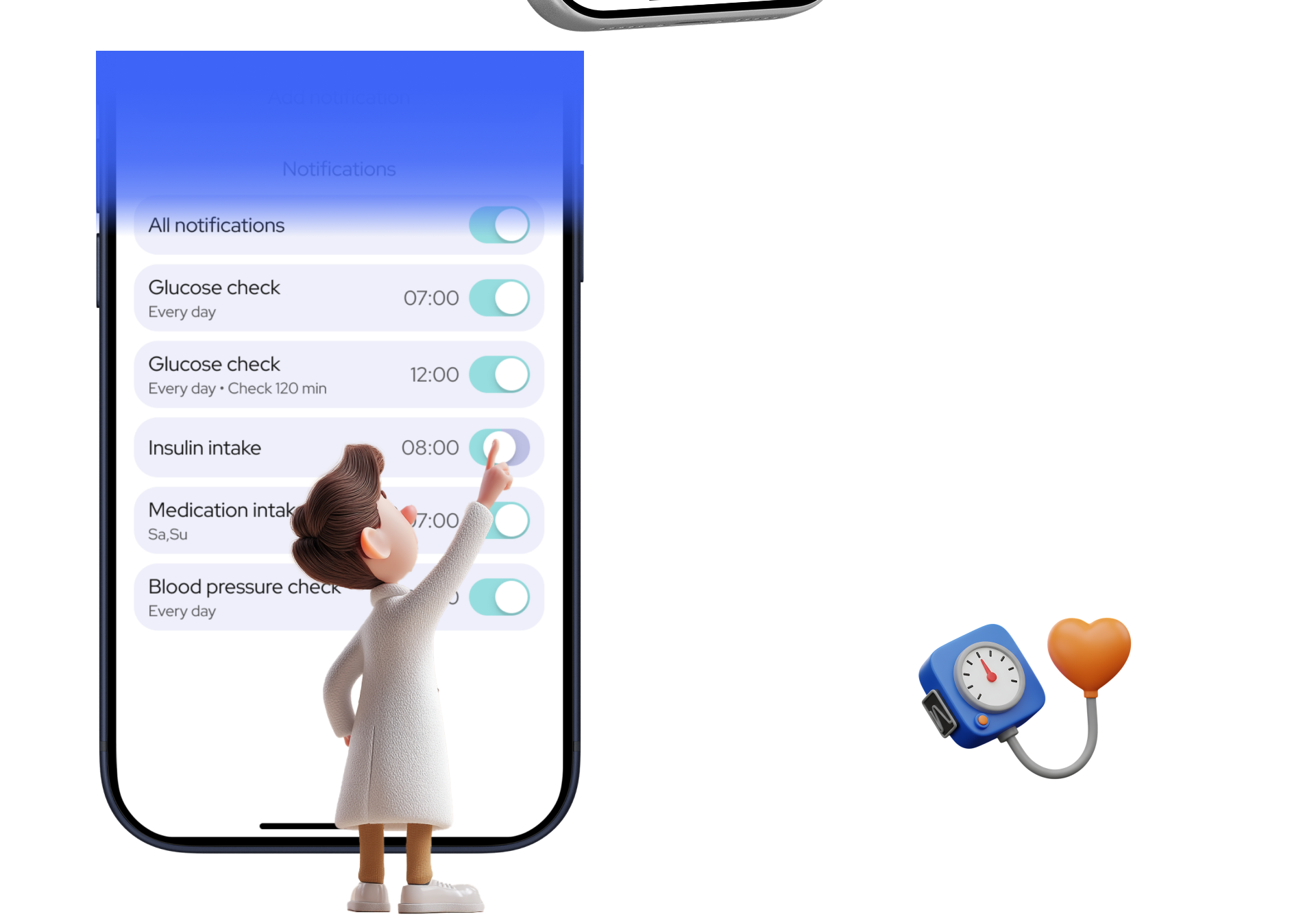 Blood Pressure & Sugar Monitor — Изображение №8 — Интерфейсы на Dprofile