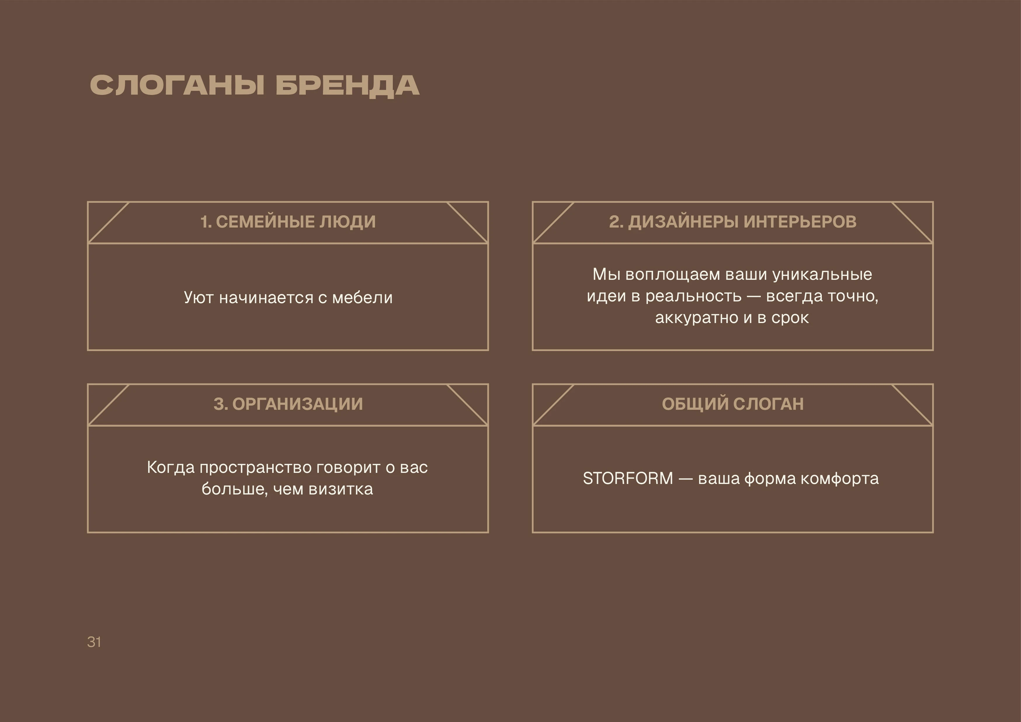 Брендбук, брендинг, бренд-платформа, лого мебельной компании — Изображение №22 — Брендинг на Dprofile