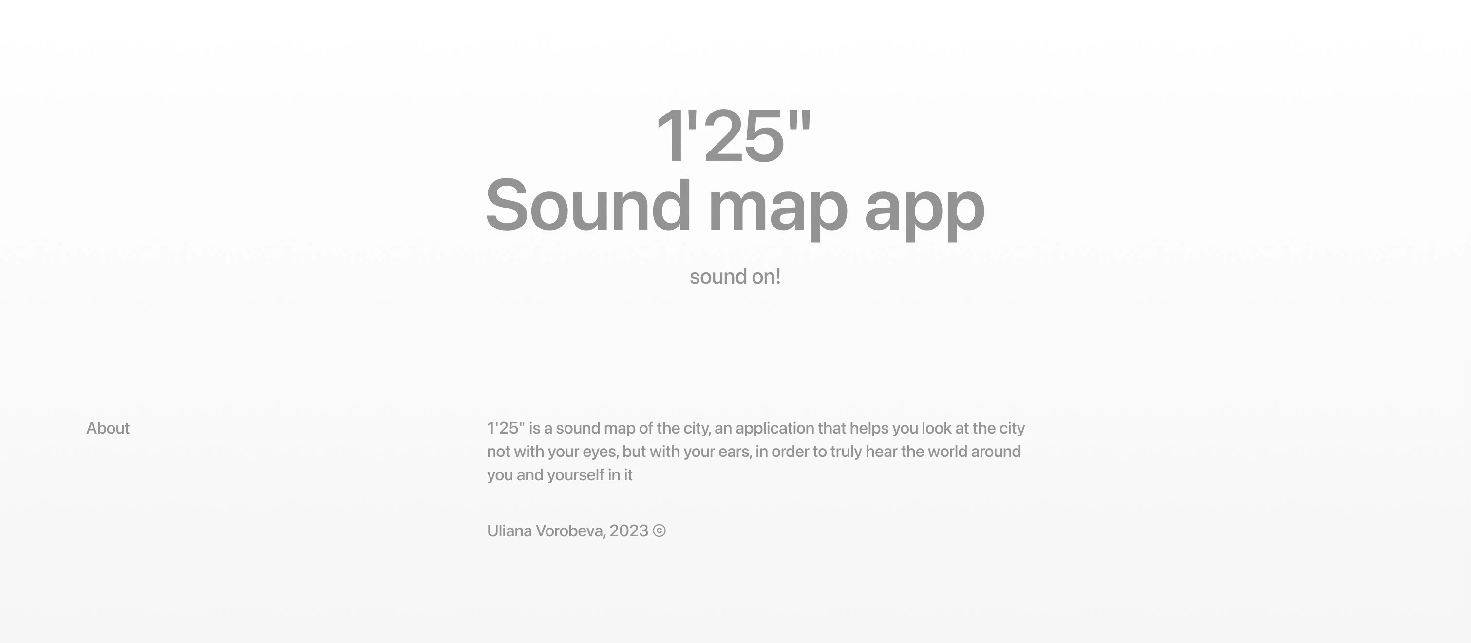 1'25" app — Изображение №2 — Интерфейсы, Брендинг на Dprofile