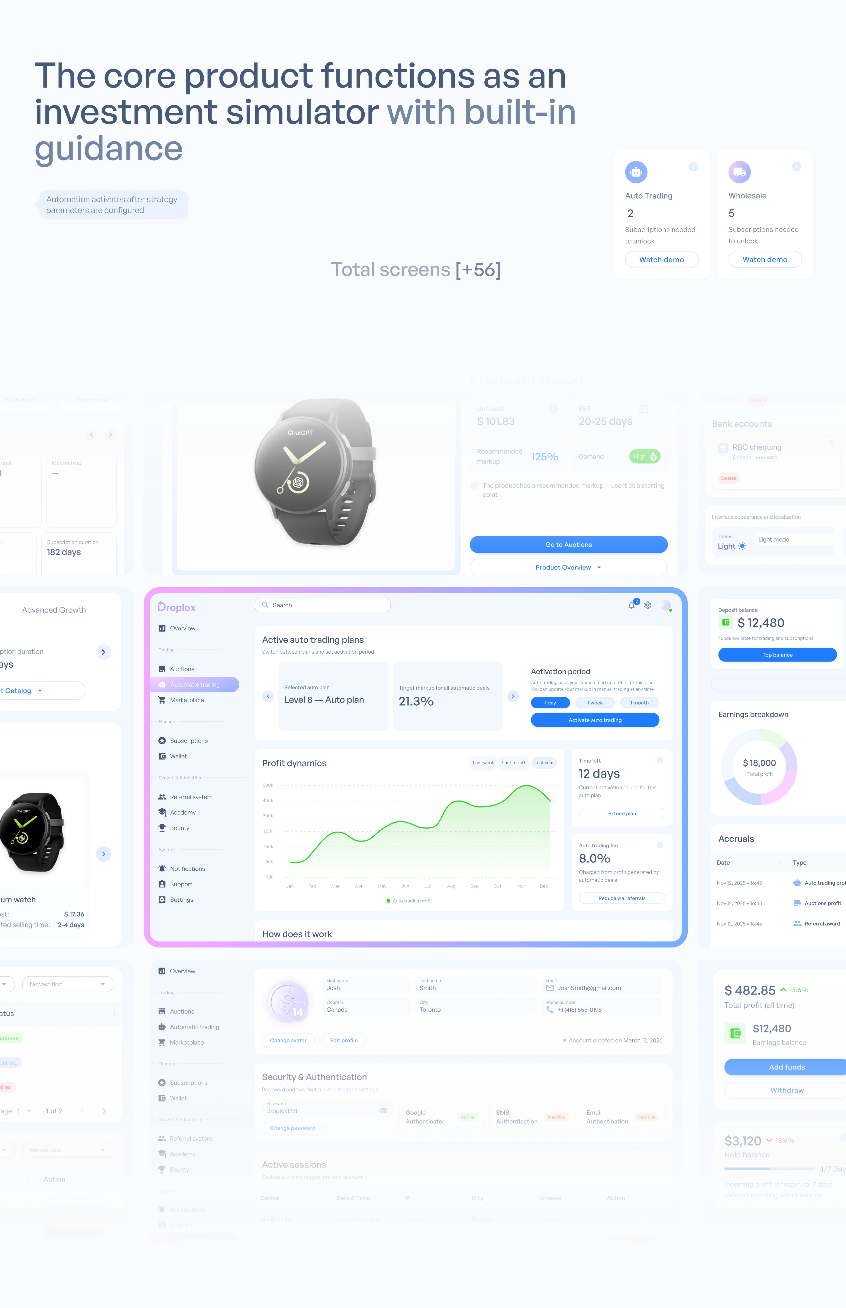 Комплексный дизайн Saas-платформа — Изображение №4 — Интерфейсы на Dprofile