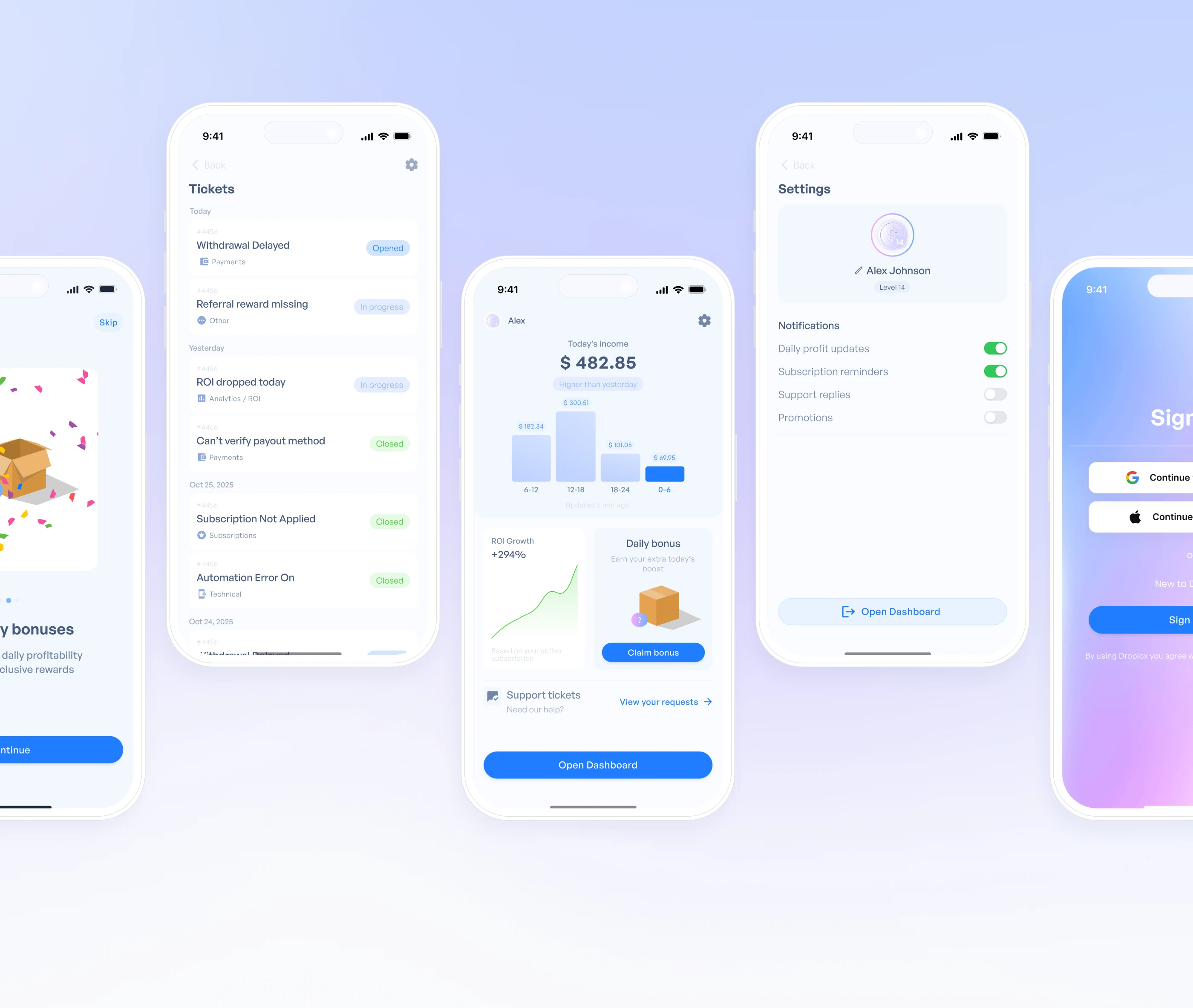 Комплексный дизайн Saas-платформа — Изображение №3 — Интерфейсы на Dprofile