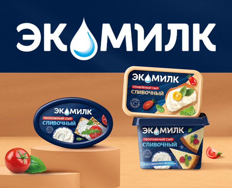 Экомилк — Интерфейсы, Брендинг на Dprofile