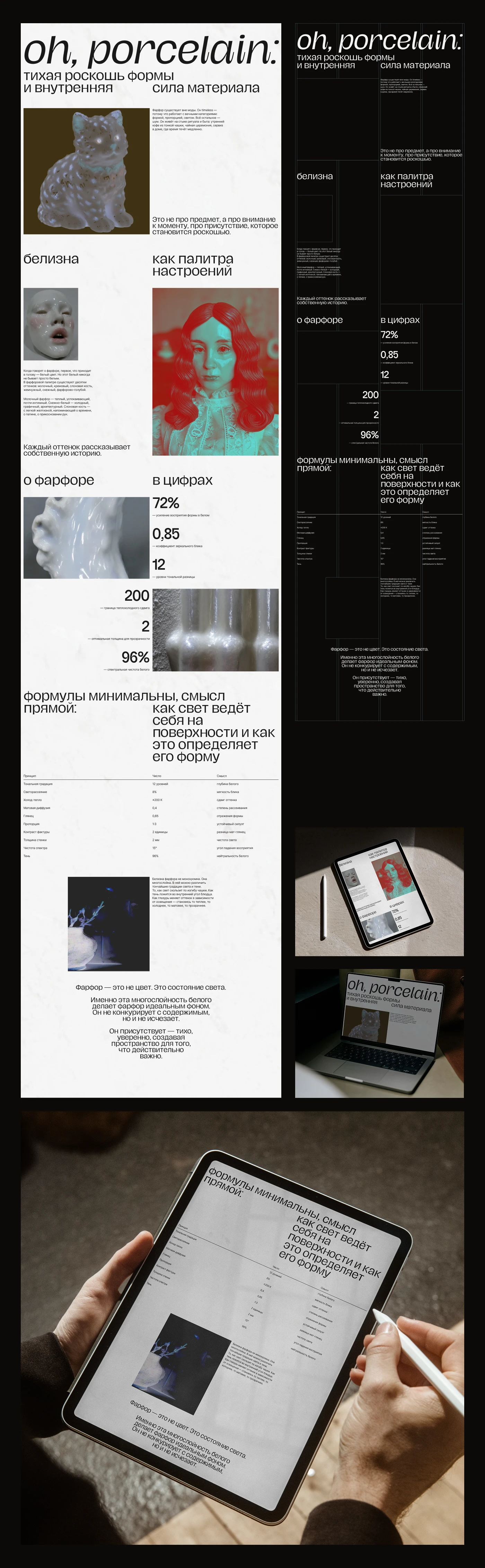 Porcelain Longread / Лонгрид о фарфоре — Изображение №3 — Интерфейсы на Dprofile