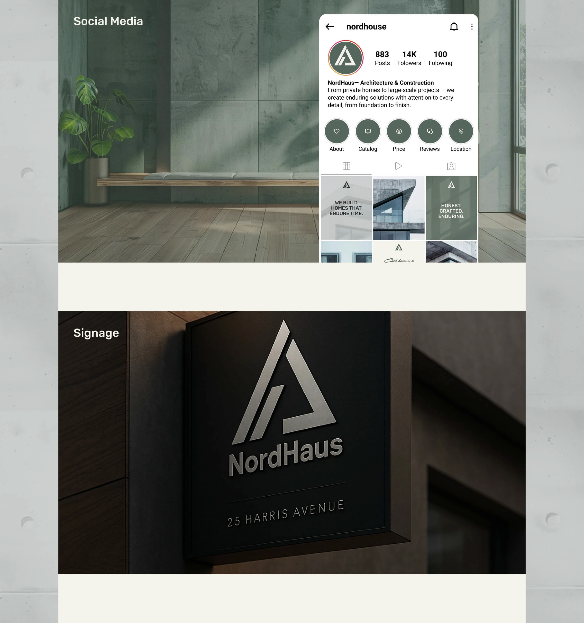 NordHaus — Architecture & Construction — Изображение №14 — Брендинг на Dprofile