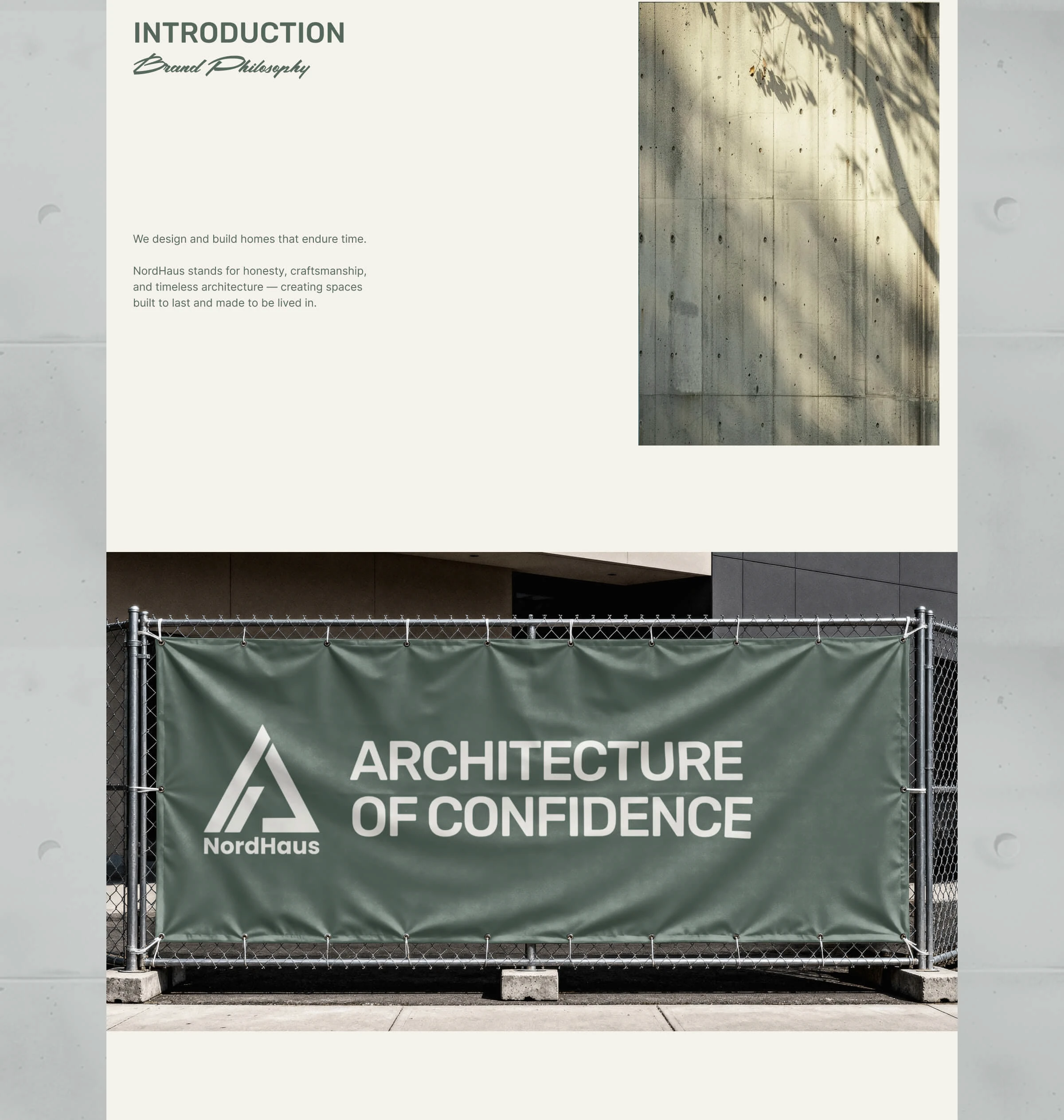 NordHaus — Architecture & Construction — Изображение №2 — Брендинг на Dprofile