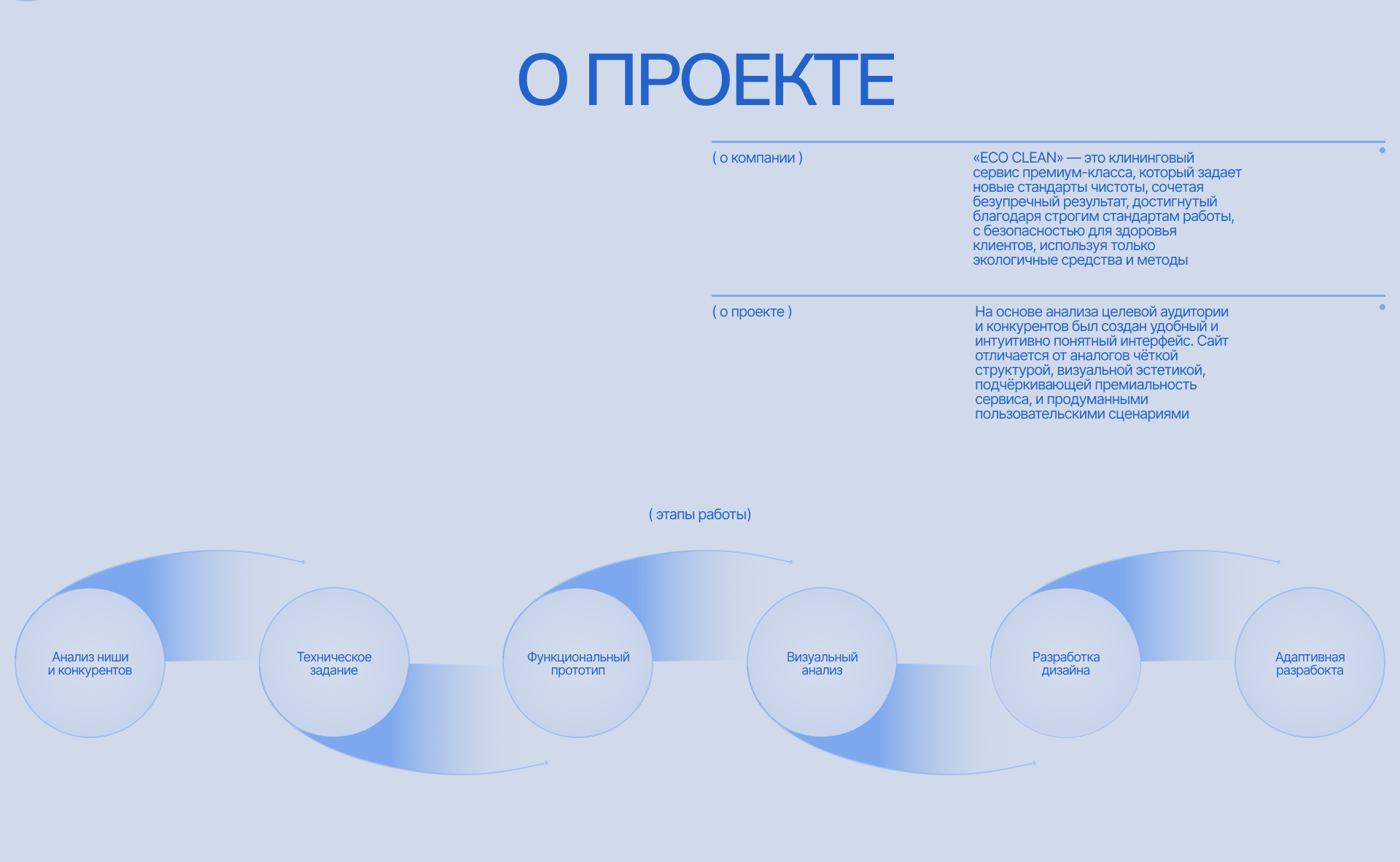 [ECO CLEAN] Commercial project — Изображение №2 — Интерфейсы, Брендинг на Dprofile