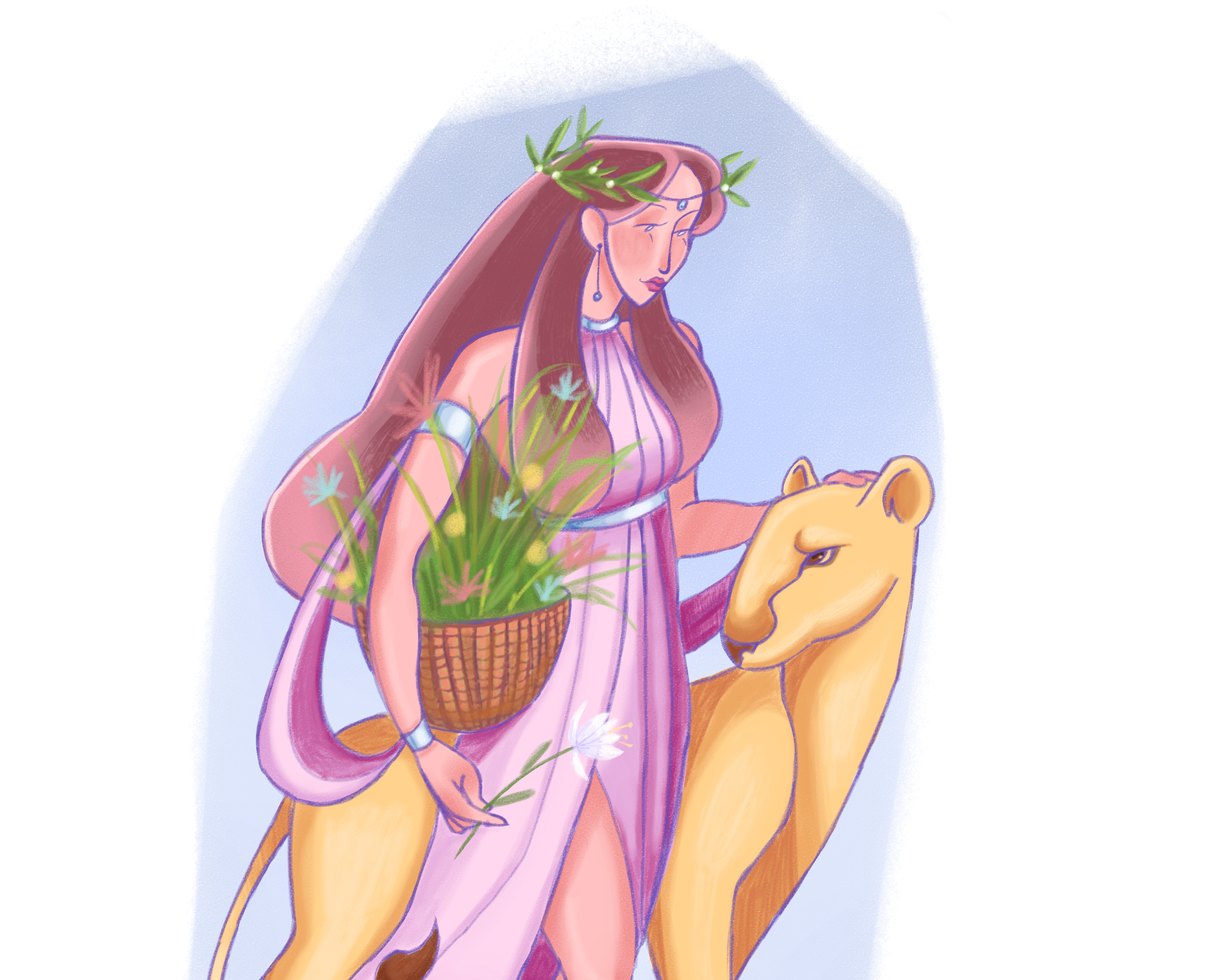Цирцея на прогулке — Иллюстрация на Dprofile