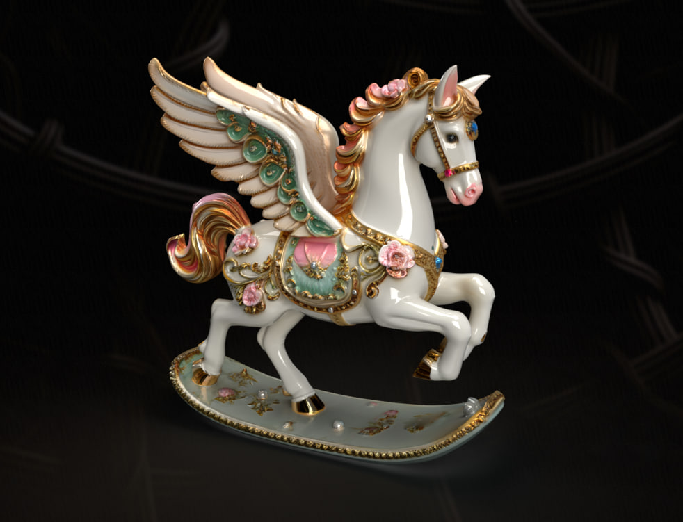 3D-модель лошади, кита, механической белки — Изображение №5 — 3D, Анимация на Dprofile