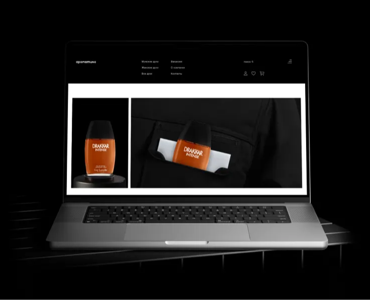 Ароматикс | Кейс интернет-магазина парфюмерии — Интерфейсы, Брендинг на Dprofile