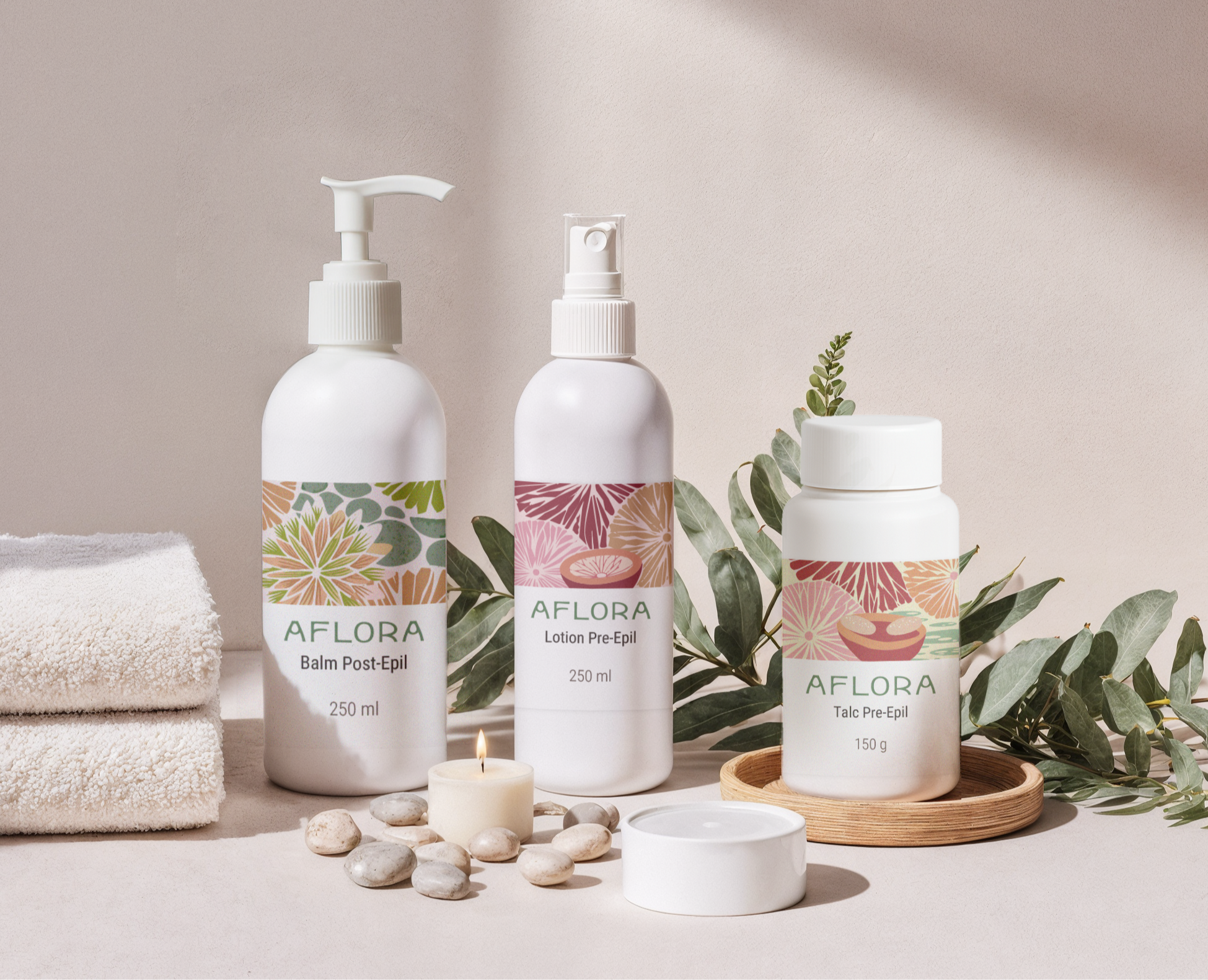 Концепт этикетки косметики для домашнего ухода — Брендинг, Графика на Dprofile