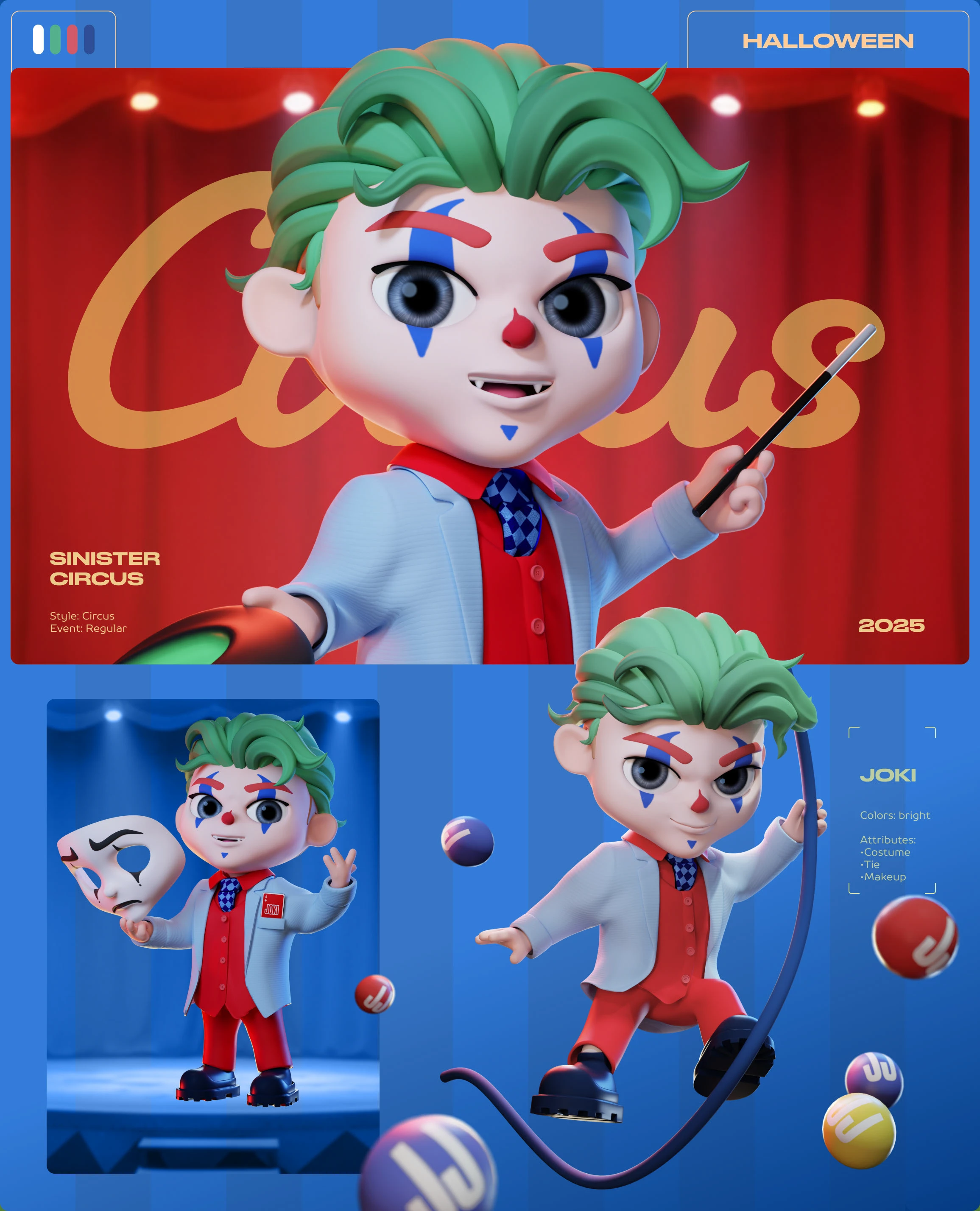 JOKI JOYA - mascot character styles | vol.3 — Изображение №11 — Иллюстрация, 3D на Dprofile