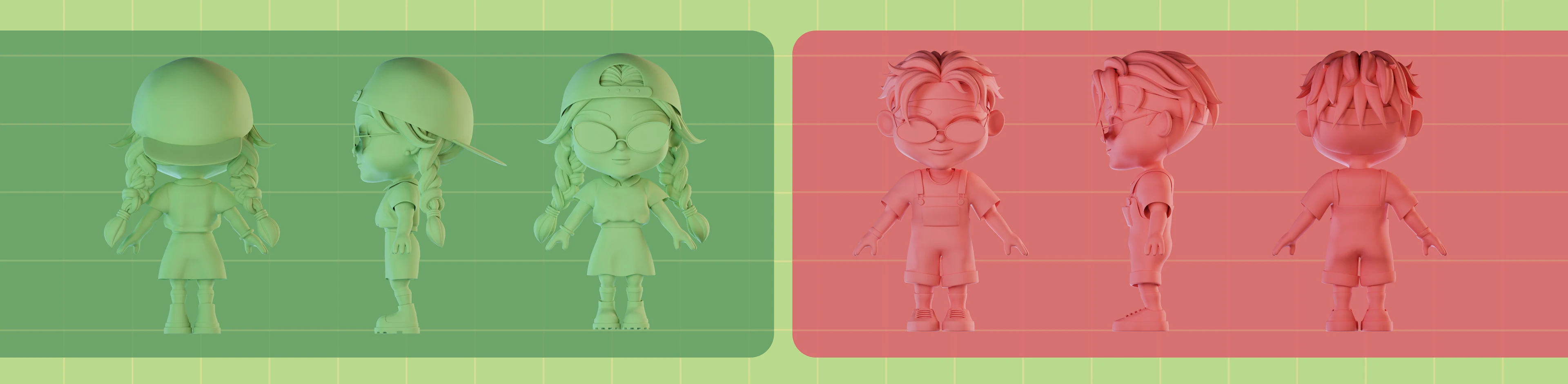 JOKI JOYA - mascot character styles | vol.3 — Изображение №4 — Иллюстрация, 3D на Dprofile