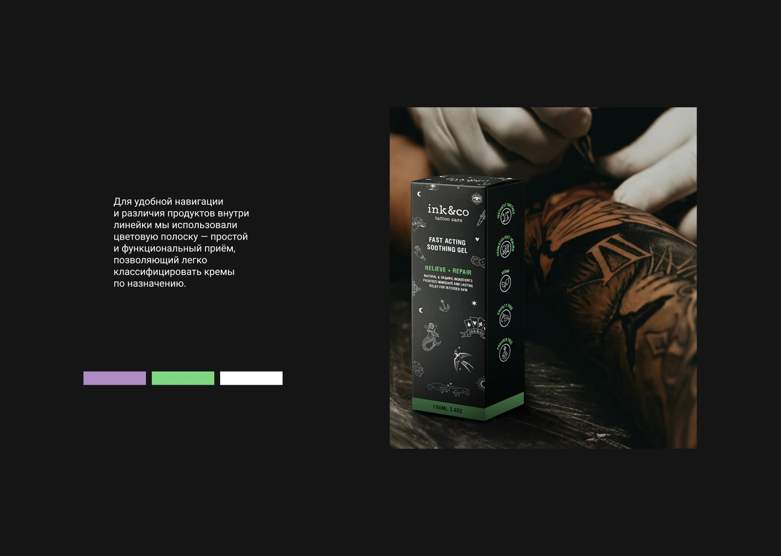 ink&co tattoo care packaging — Изображение №11 — Брендинг, Иллюстрация на Dprofile