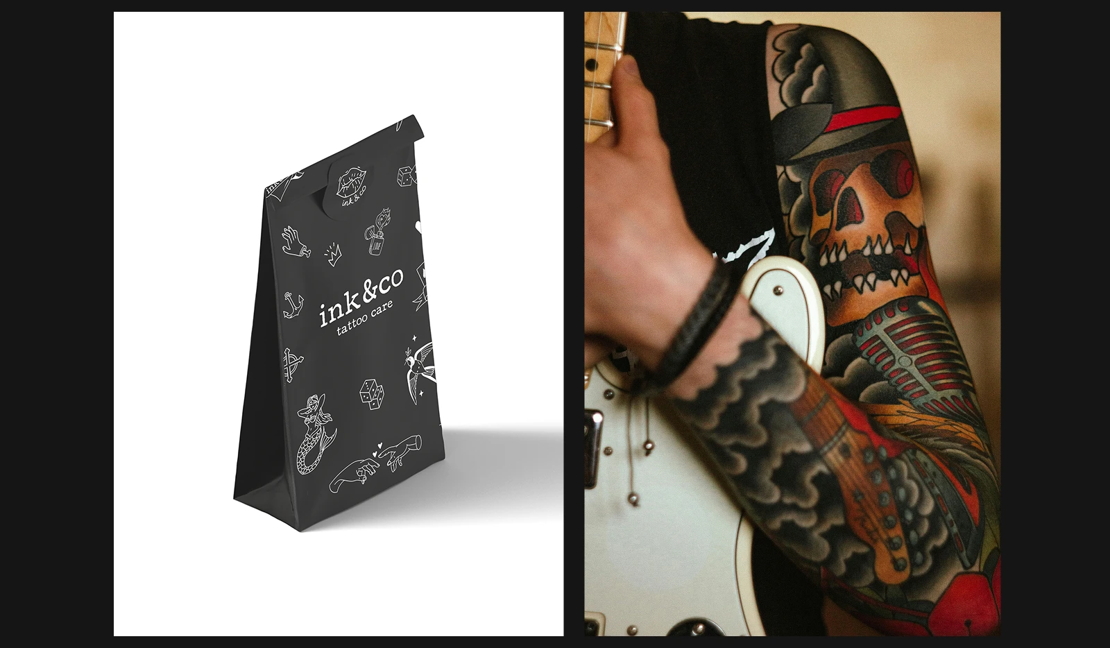 ink&co tattoo care packaging — Изображение №14 — Брендинг, Иллюстрация на Dprofile